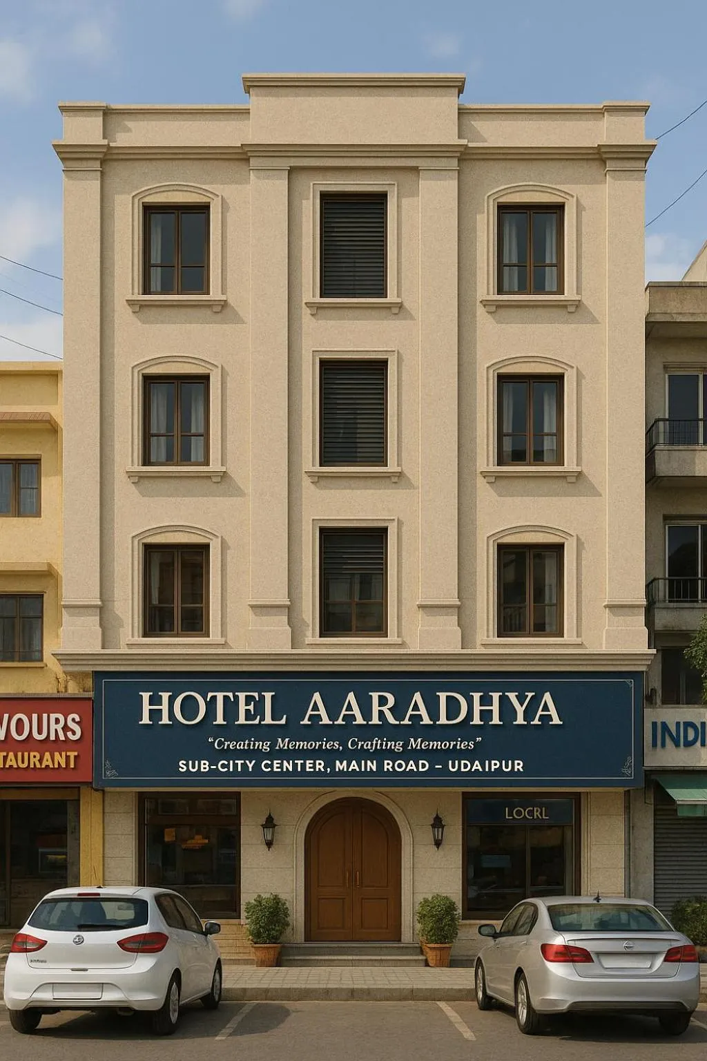 Property building in Hotel Aaradhya