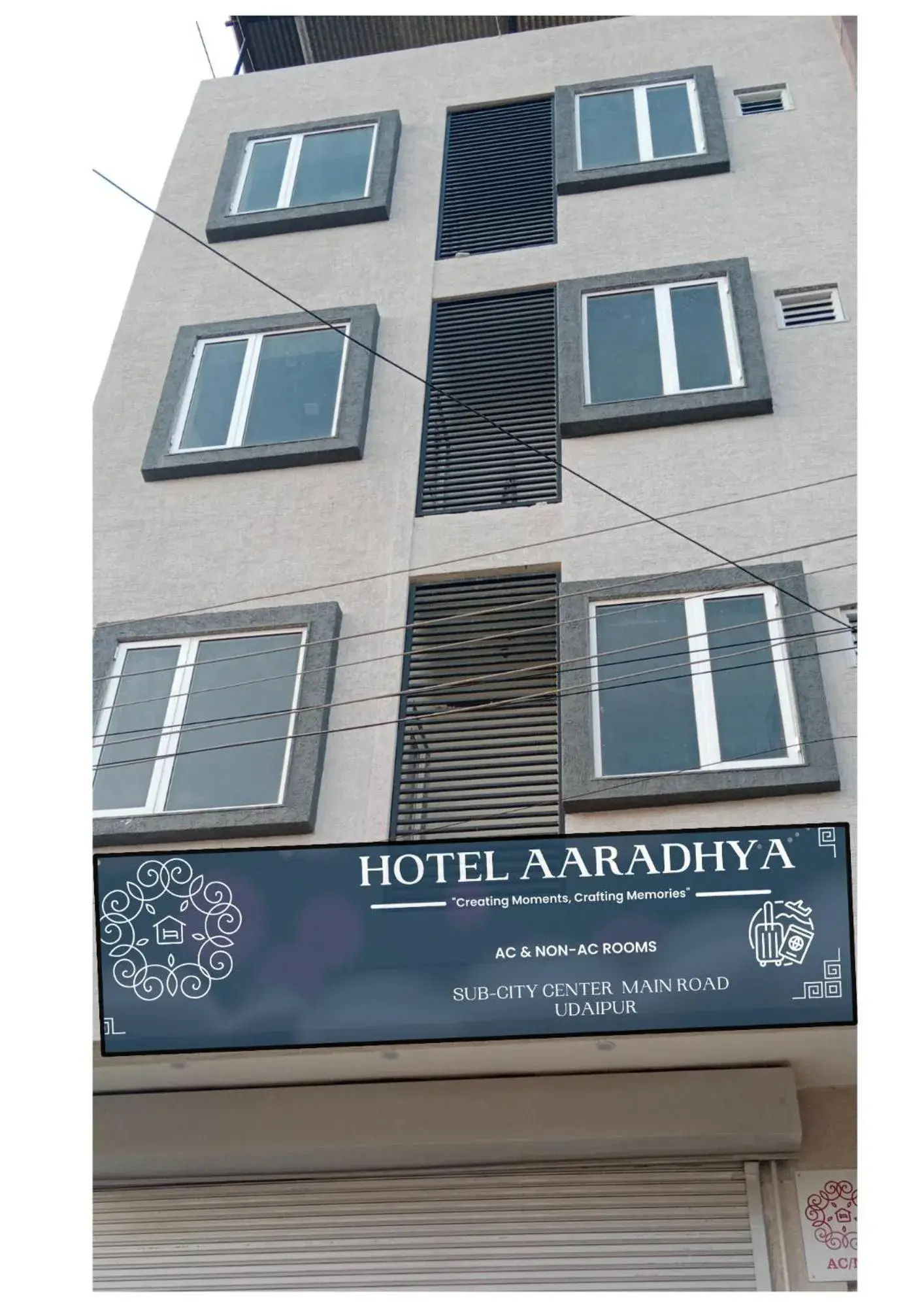 Property building in Hotel Aaradhya Property building in Hotel Aaradhya