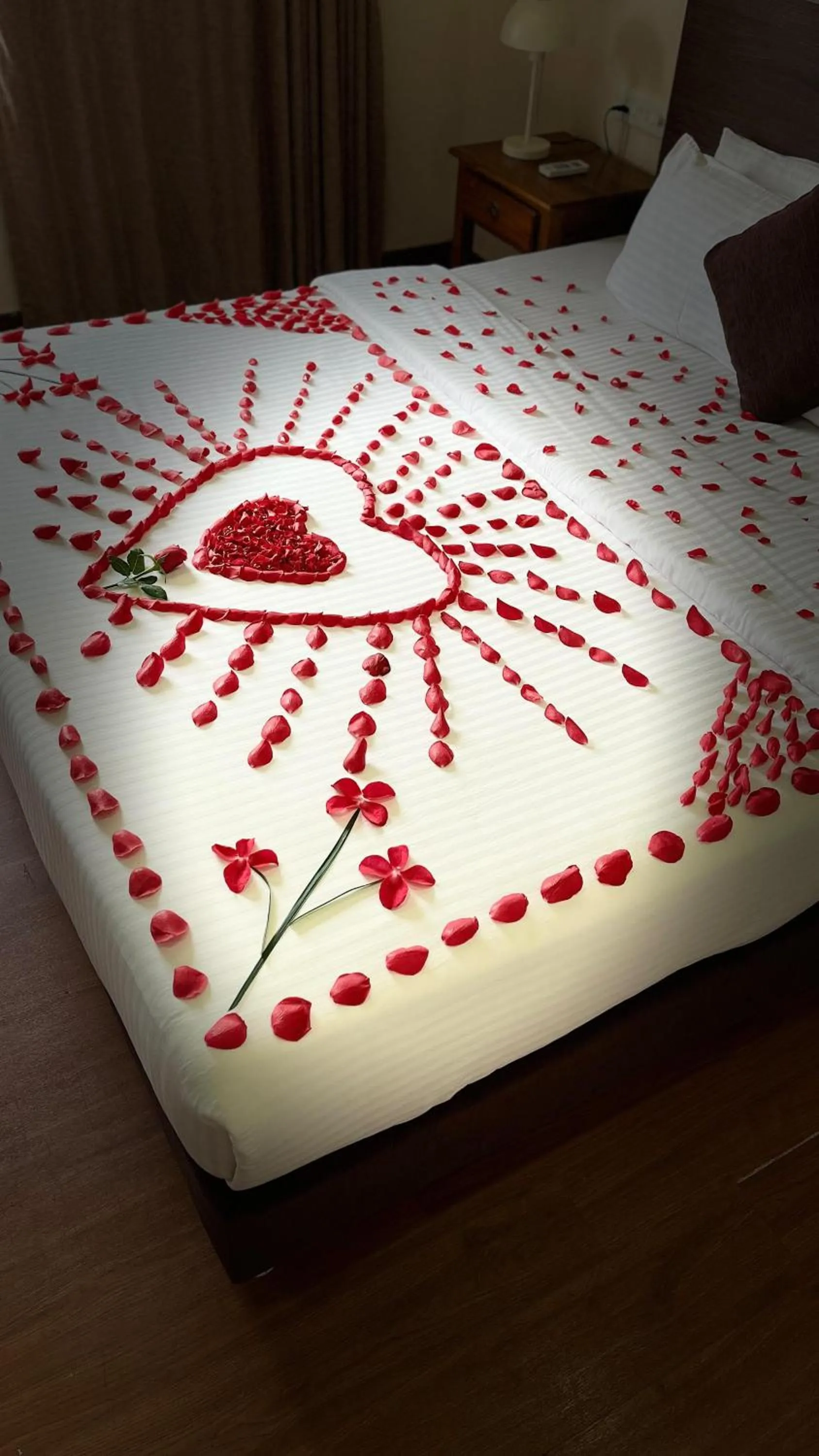 Decorative detail, Bed in Hotel Aaradhya