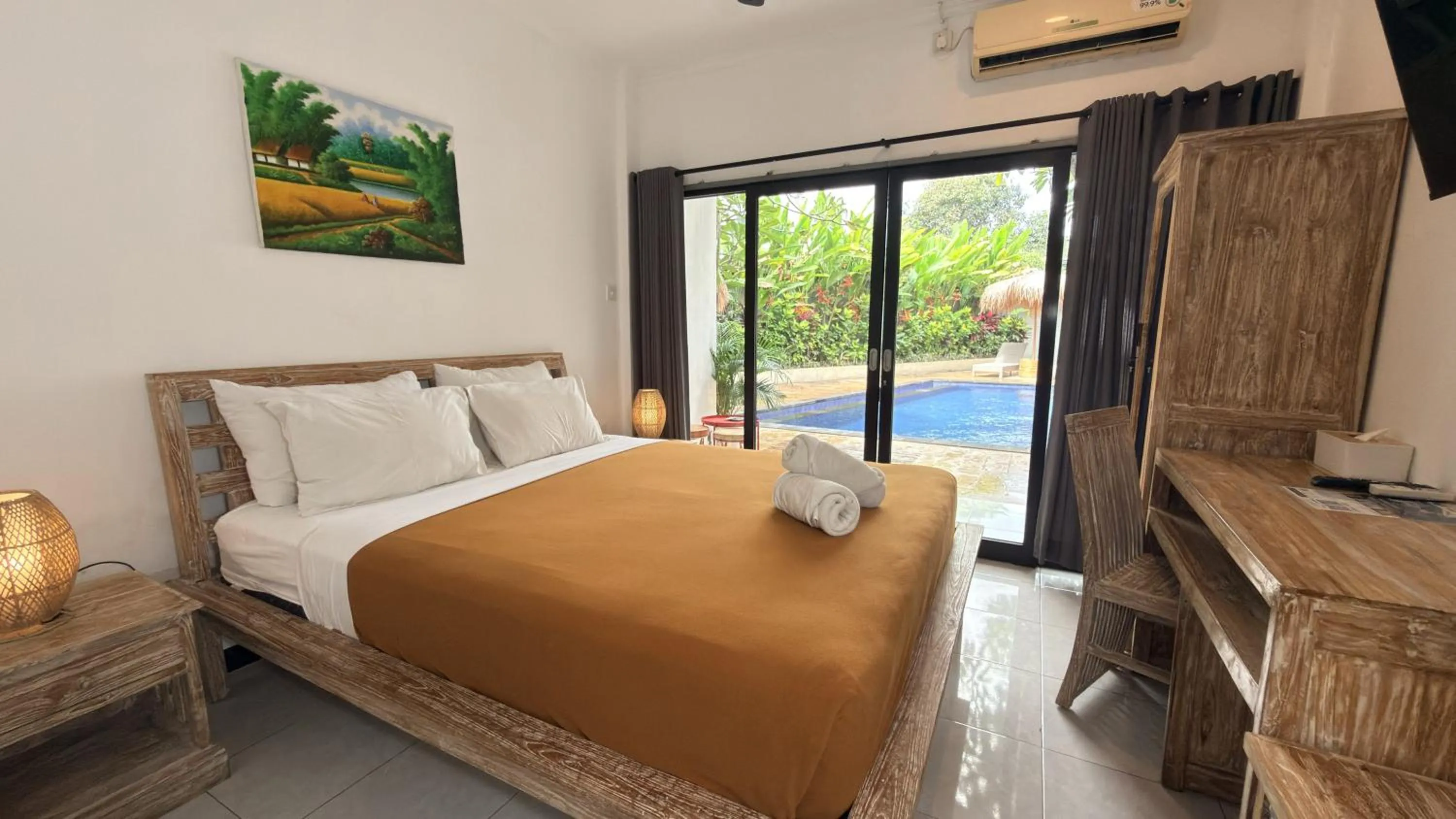 Bed in Summer of Surf Hostel Ungasan Uluwatu