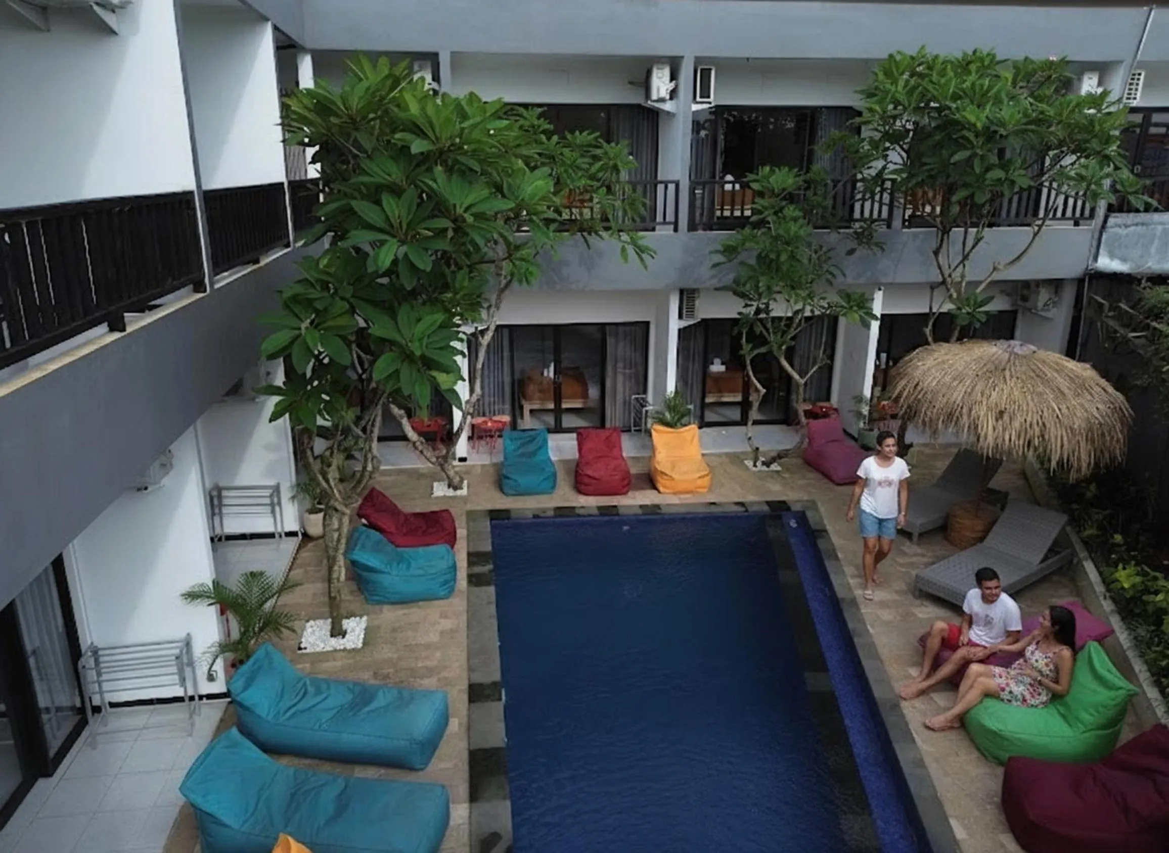 Pool view in Summer of Surf Hostel Ungasan Uluwatu