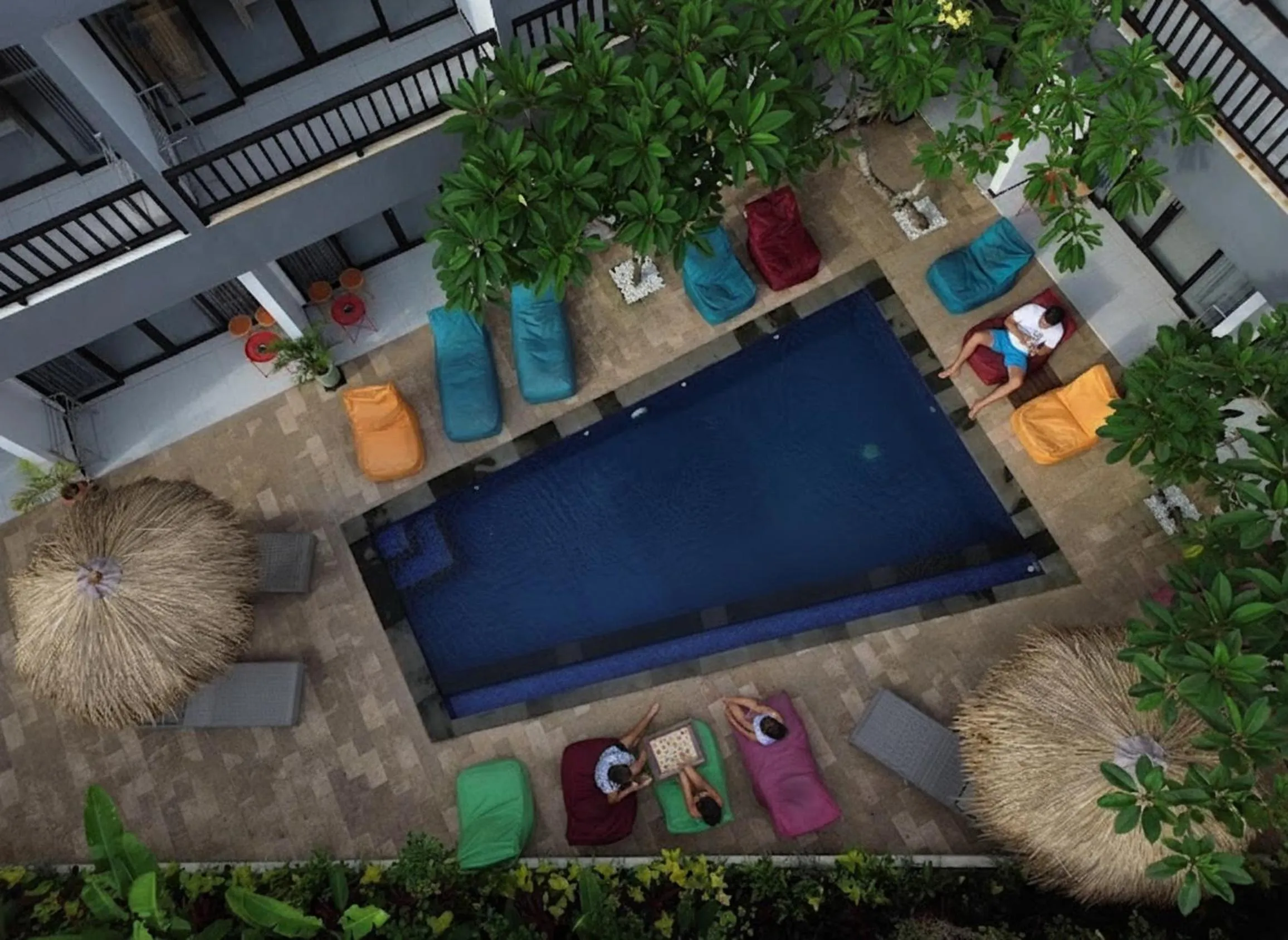 Pool view in Summer of Surf Hostel Ungasan Uluwatu