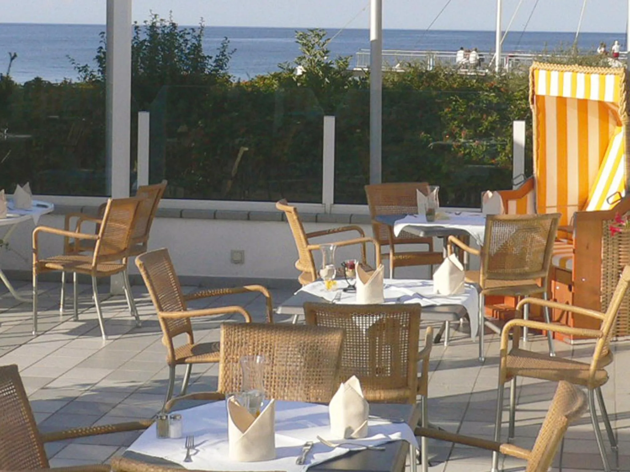 Balcony/Terrace in Hotel Seeschlösschen