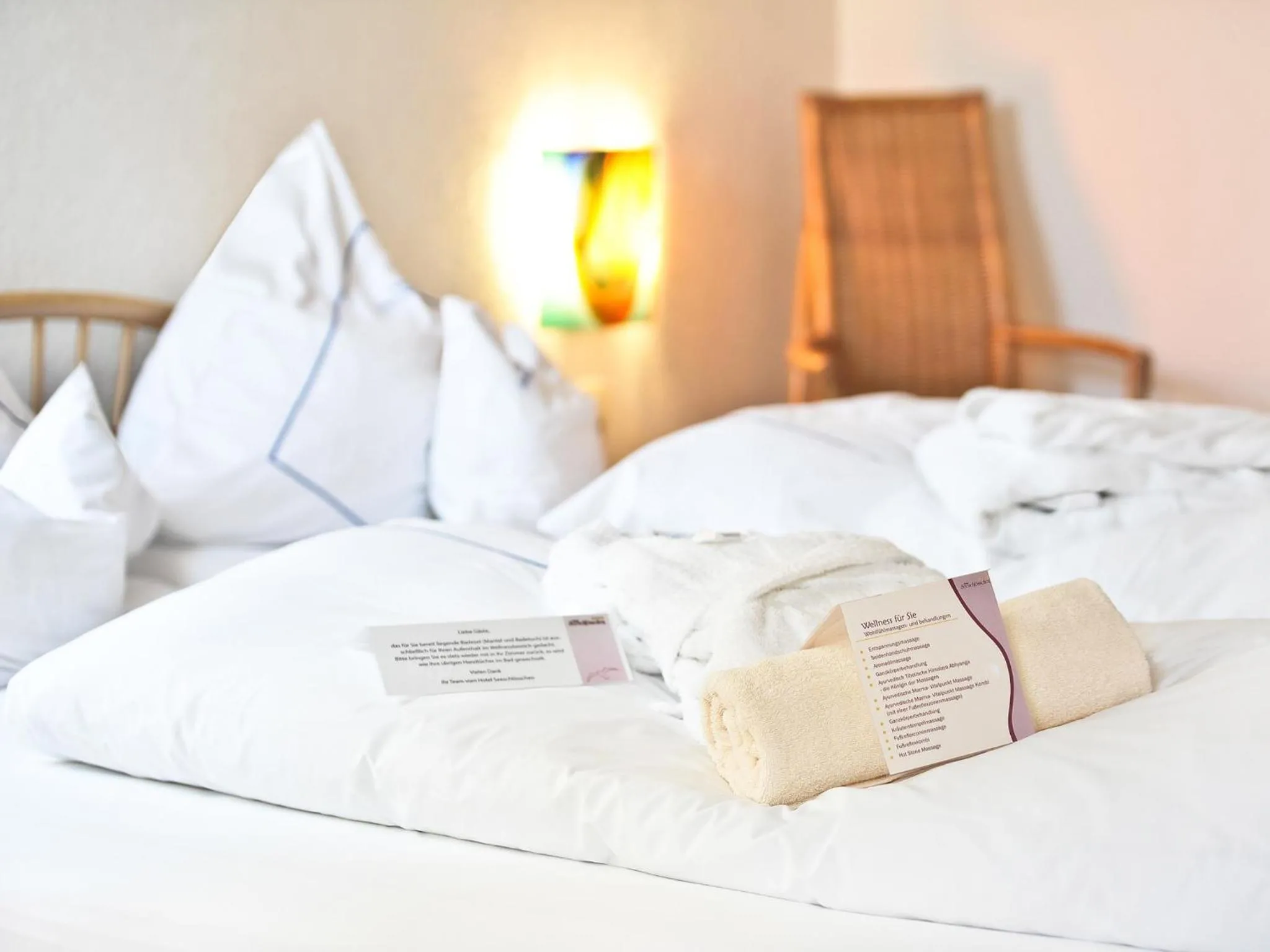 Bedroom, Bed in Hotel Seeschlösschen