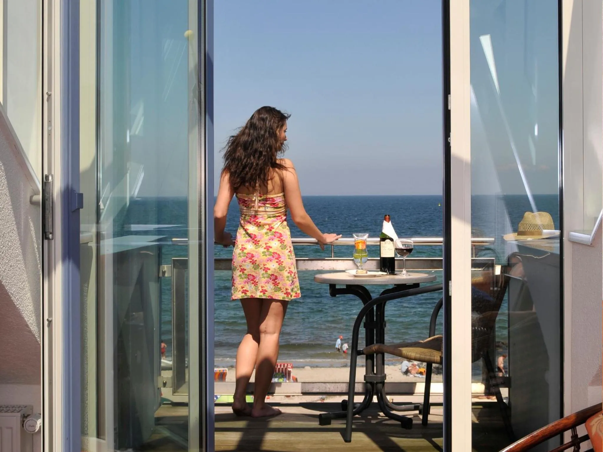 Sea view in Hotel Seeschlösschen