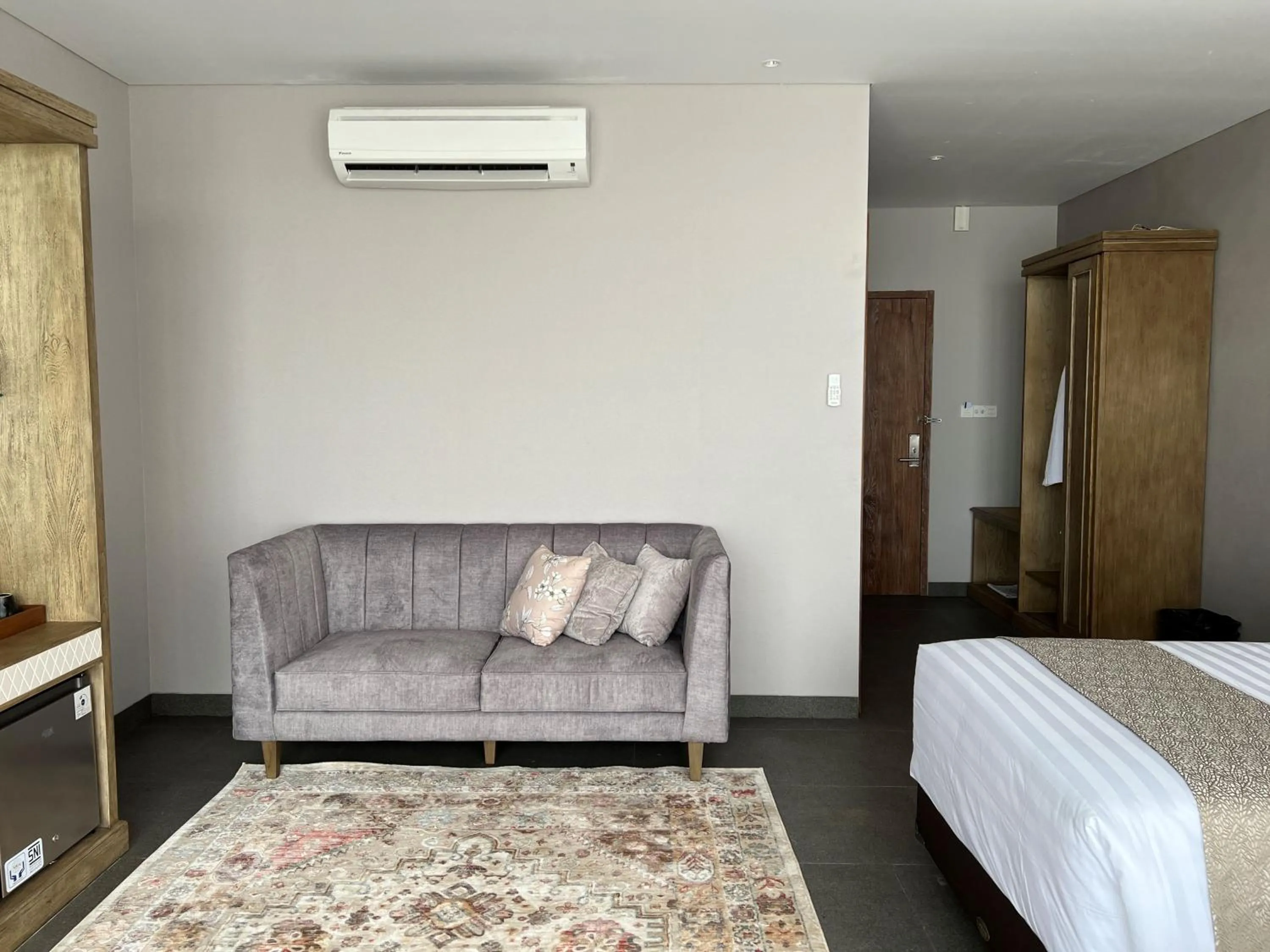 Bed in Tabebuya Resto & Resort