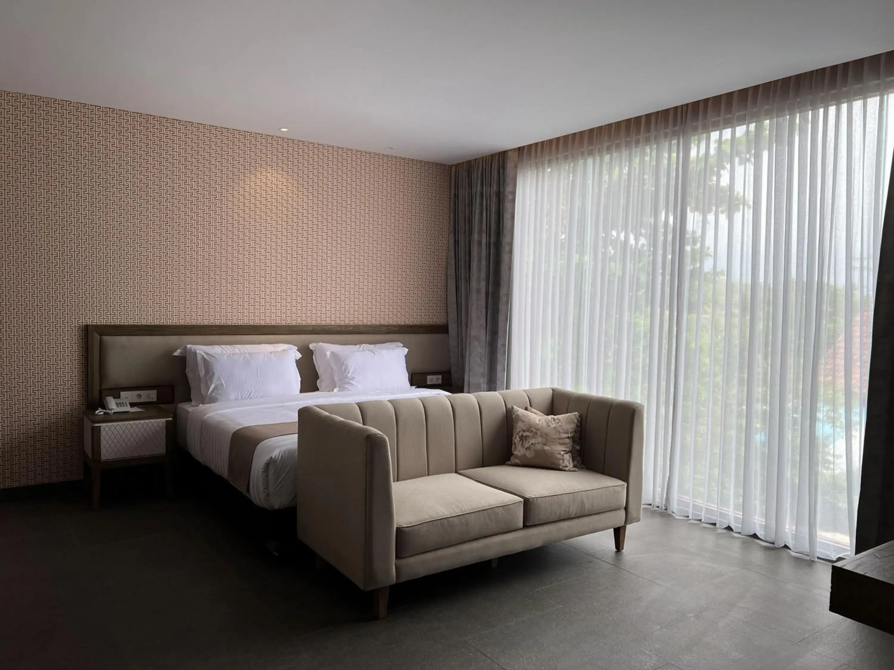 Bed in Tabebuya Resto & Resort Bed in Tabebuya Resto & Resort