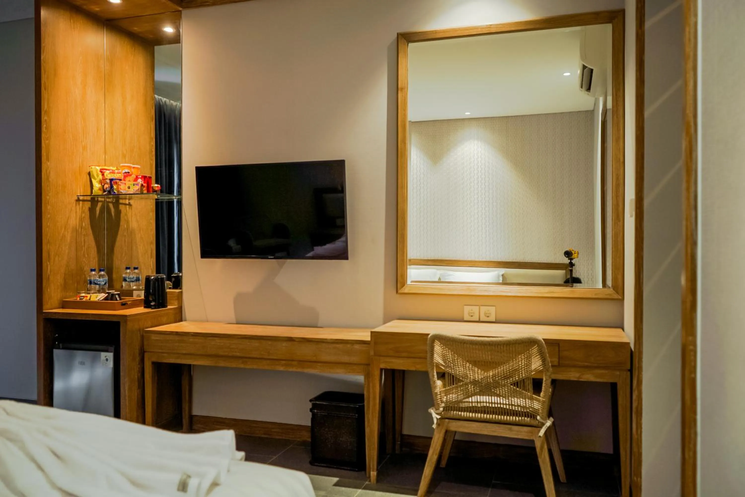 Bed in Tabebuya Resto & Resort