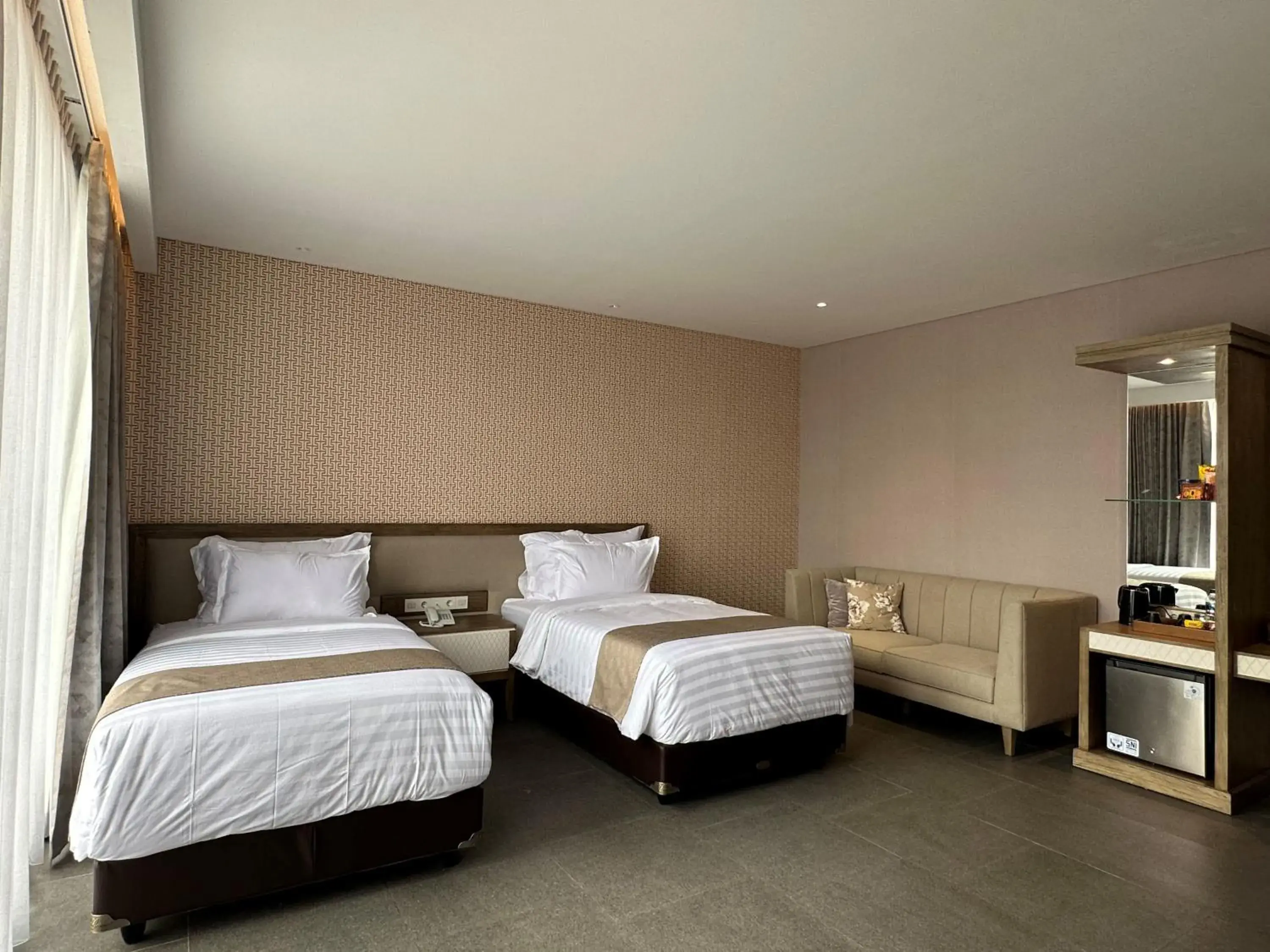 Bed in Tabebuya Resto & Resort Bed in Tabebuya Resto & Resort