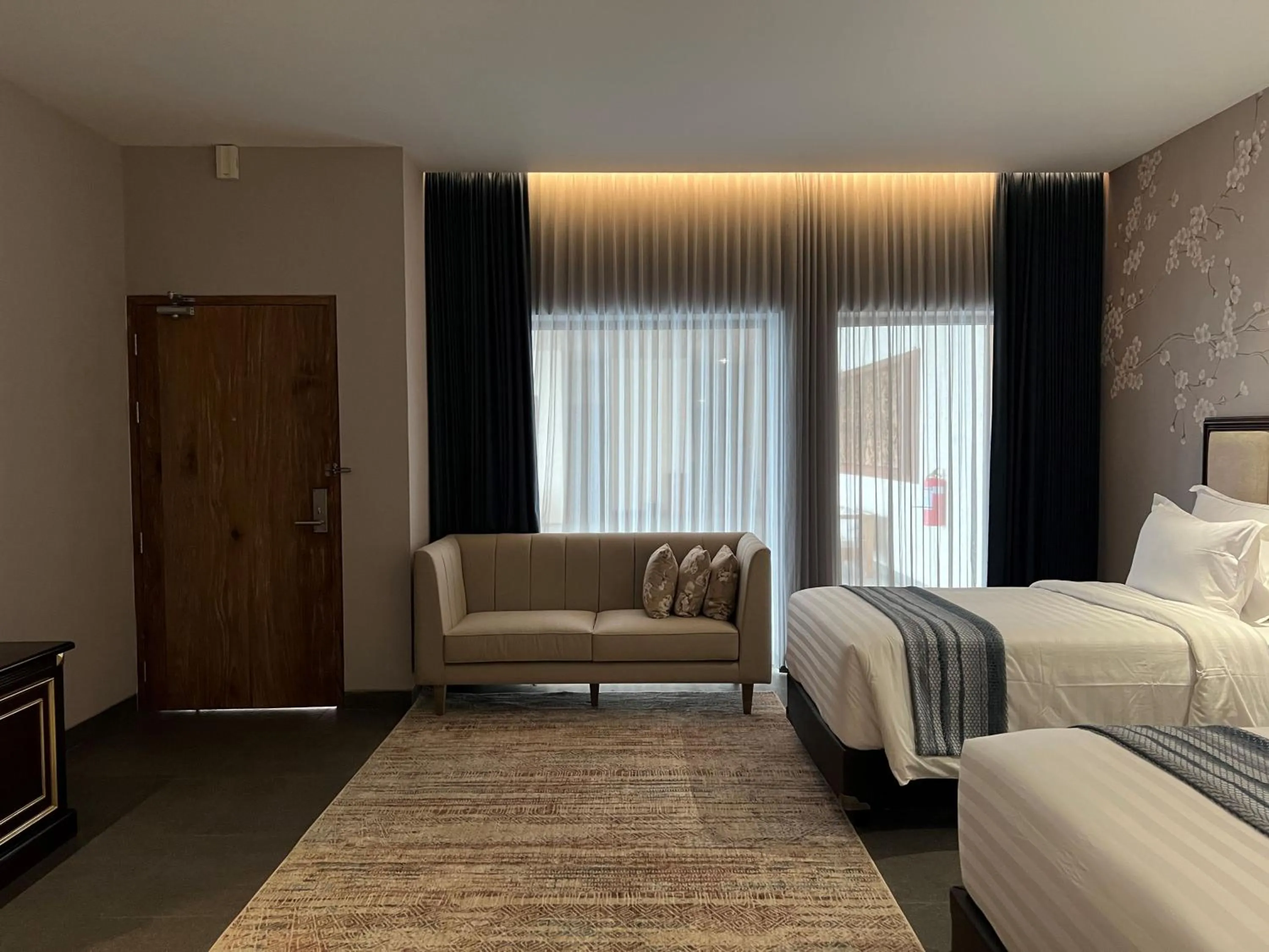 Bed in Tabebuya Resto & Resort