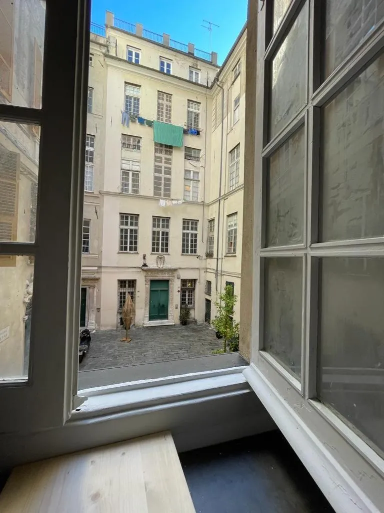 Quiet street view in Happy Family Apartments Sauli
