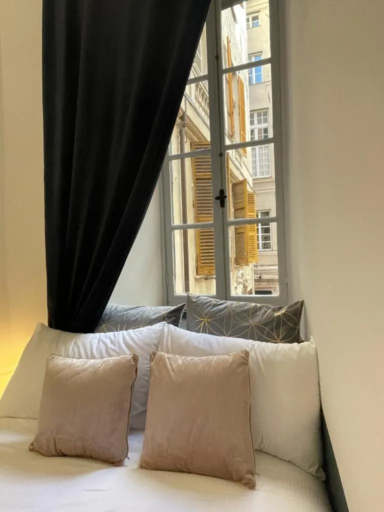 Bed in Happy Family Apartments Sauli
