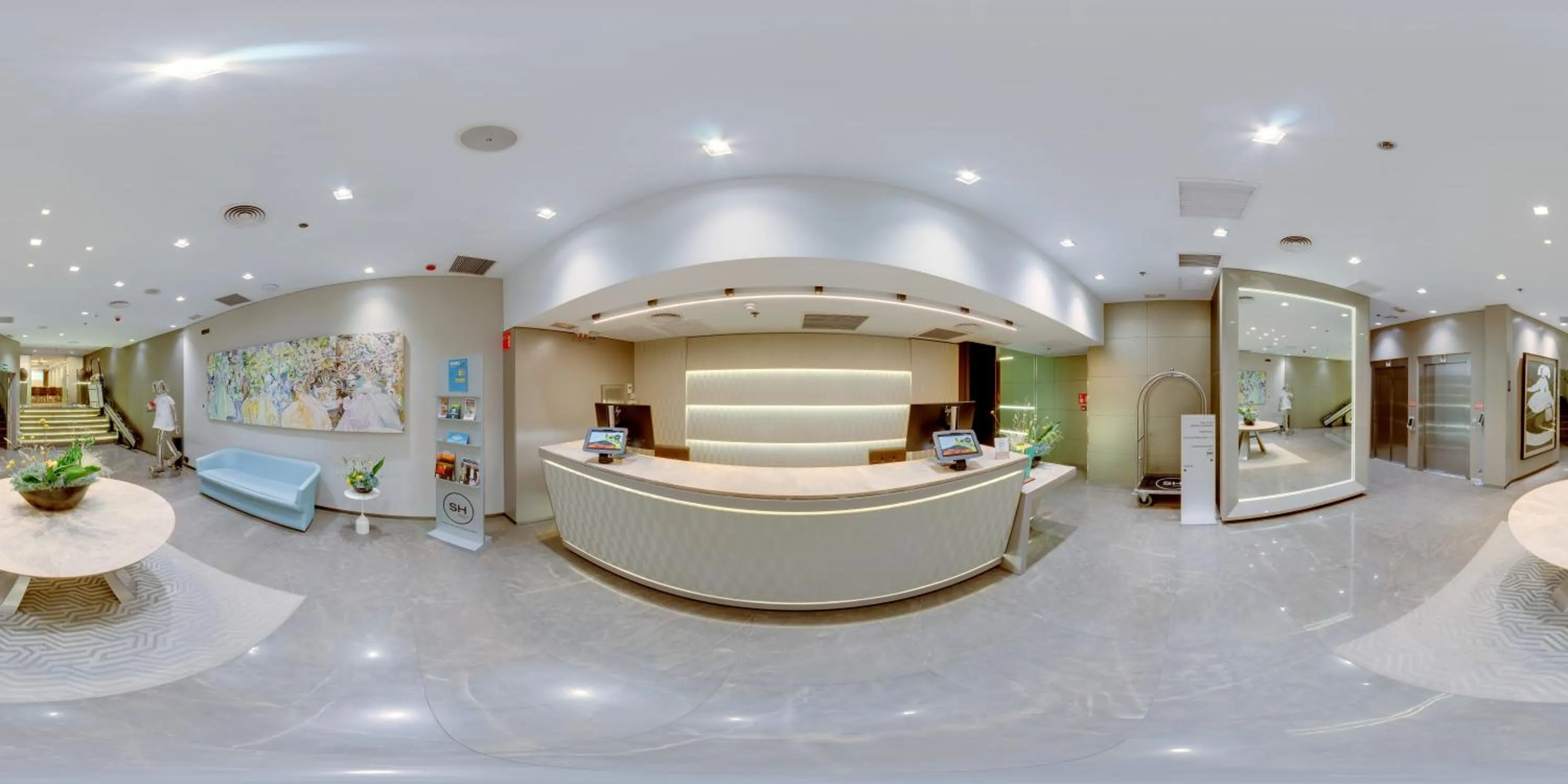 Lobby or reception in SH Colón Valencia