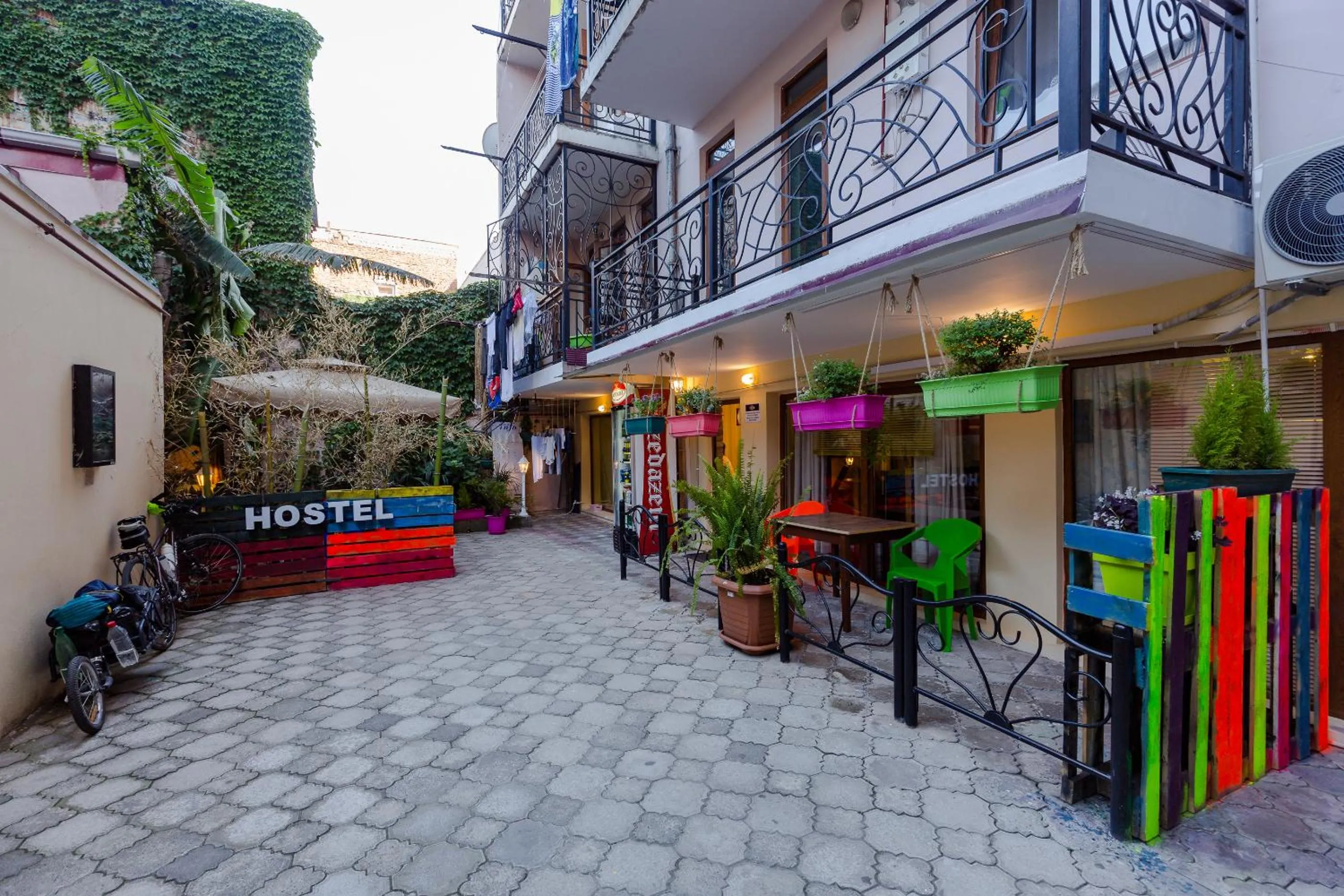 Facade/entrance in Batumi Surf Hostel