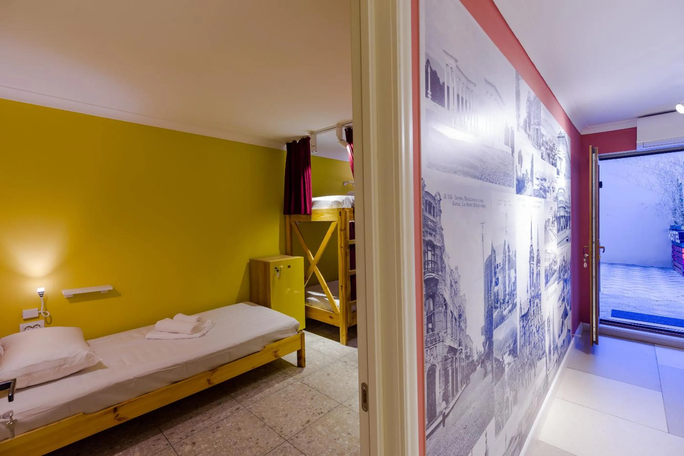Bed in Batumi Surf Hostel