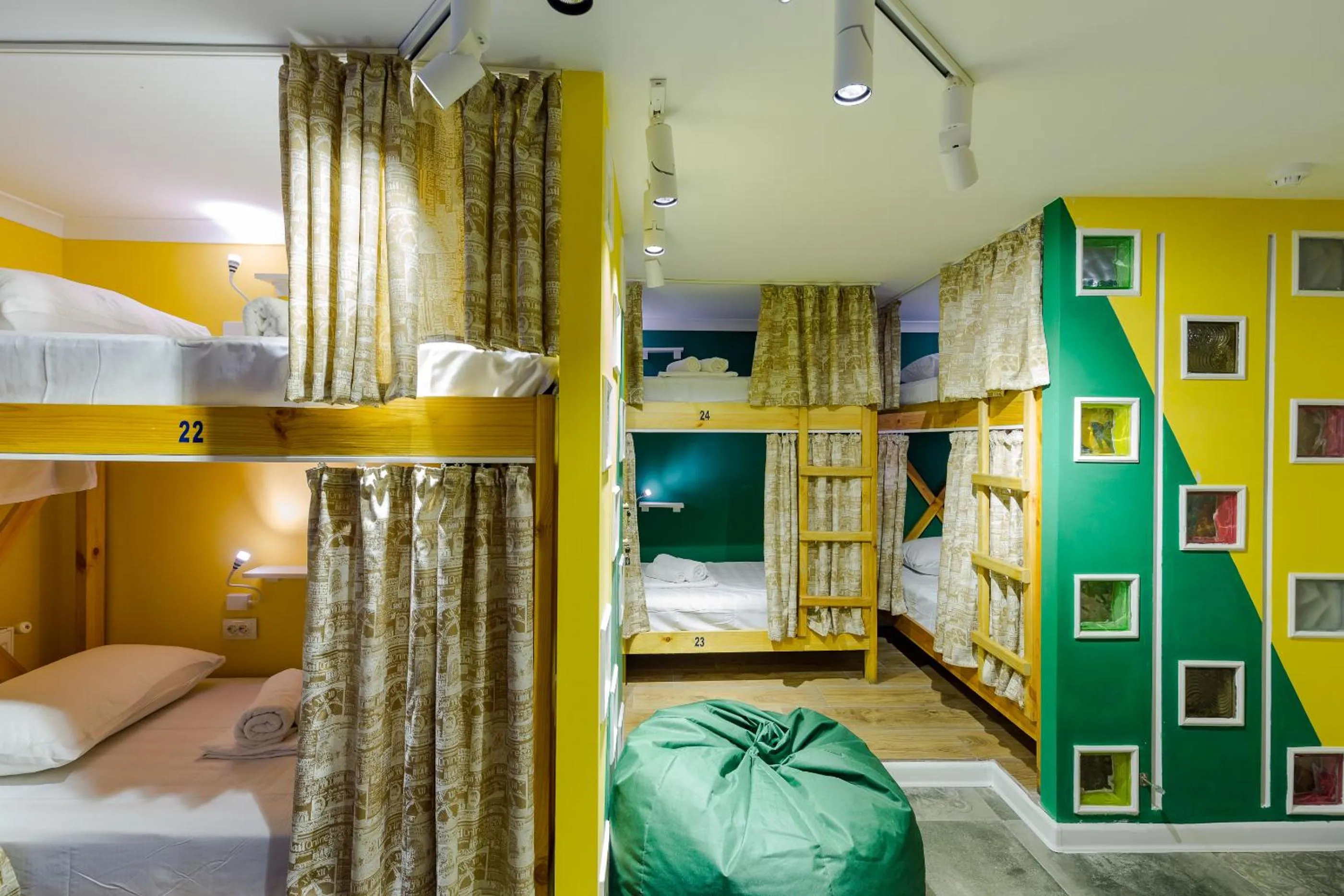 Bed in Batumi Surf Hostel