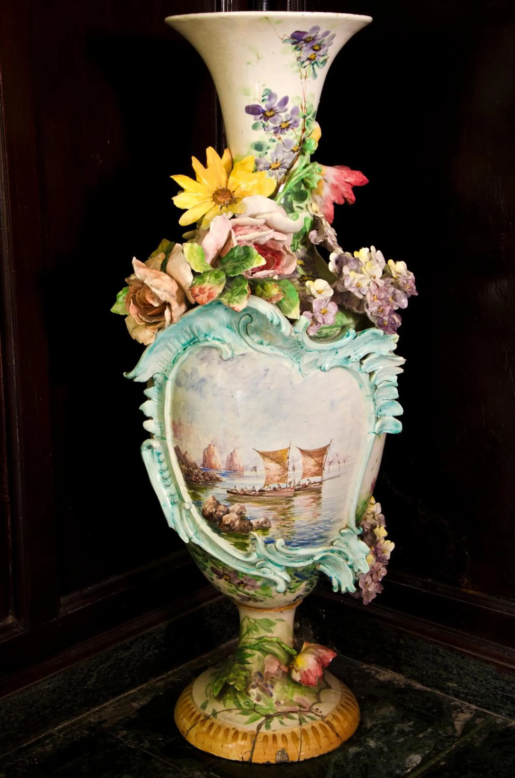 Decorative detail in Hotel Villa Maria