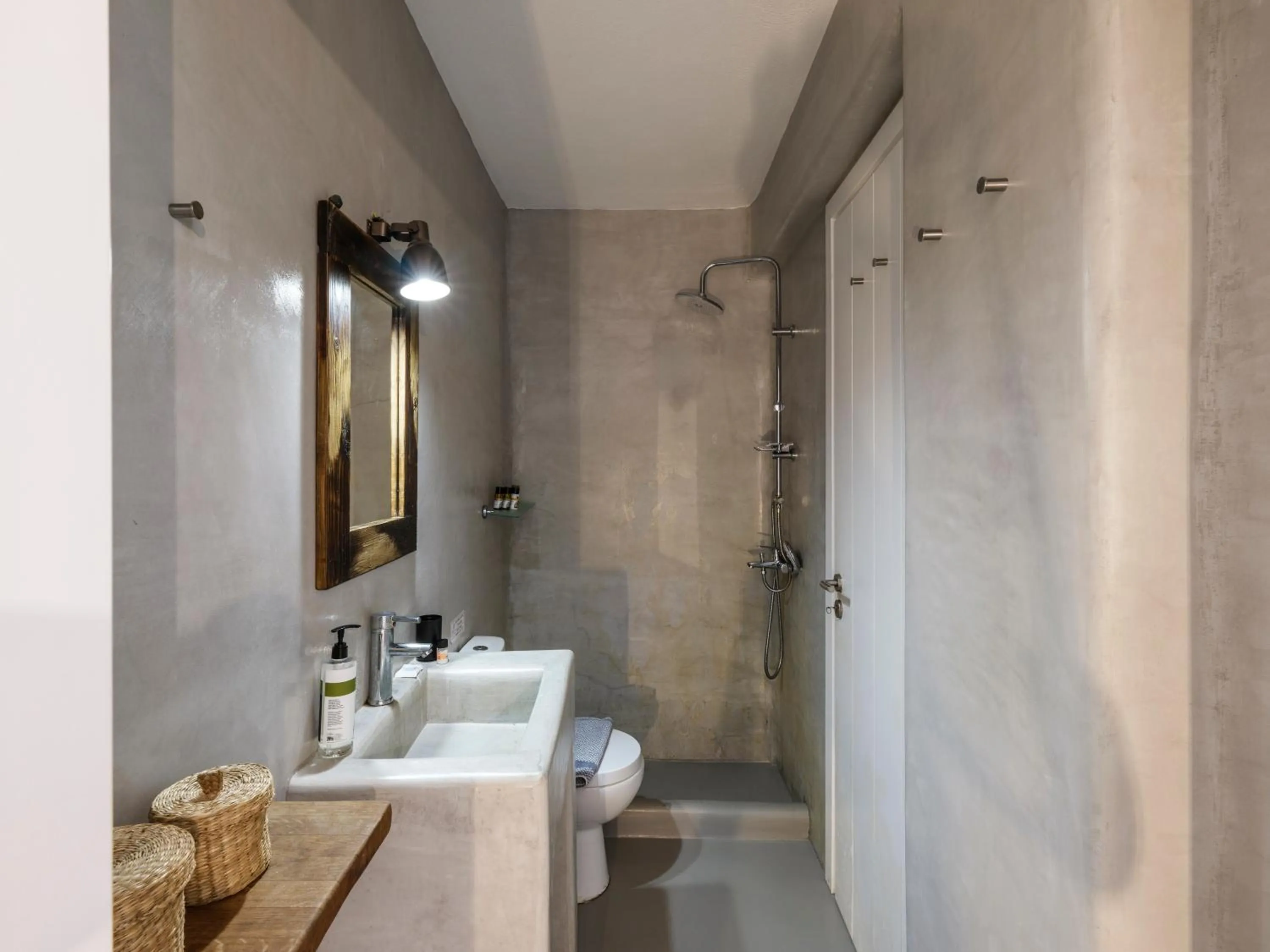 Shower in Mykonos Residence Villas & Suites Merchia beach