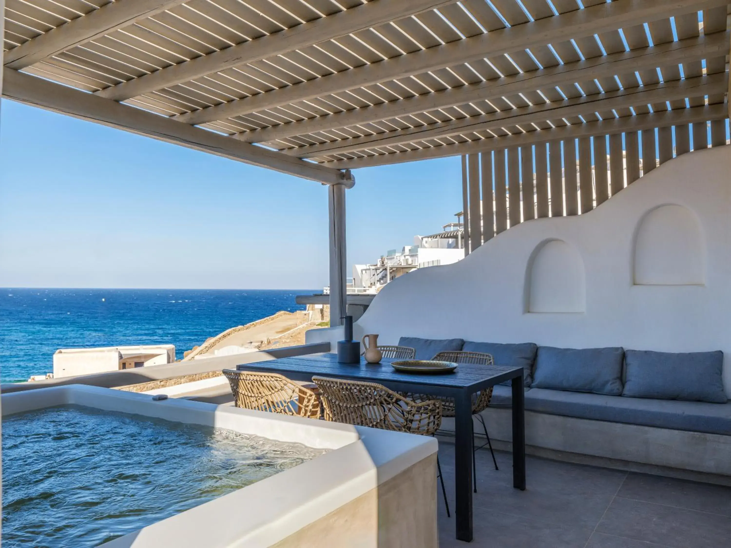 King Suite with Sea View in Mykonos Residence Villas & Suites Merchia beach King Suite with Sea View in Mykonos Residence Villas & Suites Merchia beach