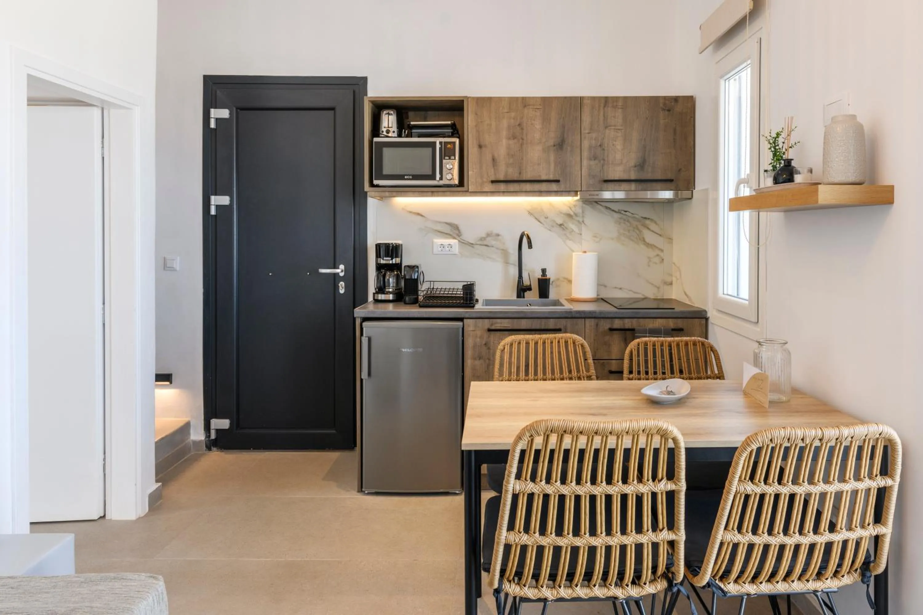 Coffee/tea facilities in Mykonos Residence Villas & Suites Merchia beach