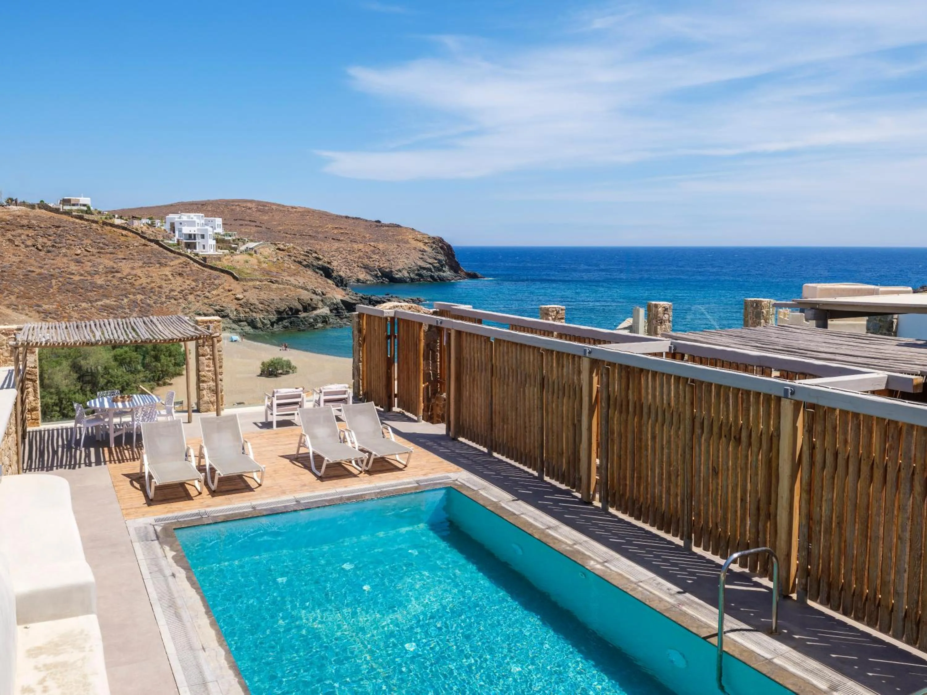 Day in Mykonos Residence Villas & Suites Merchia beach
