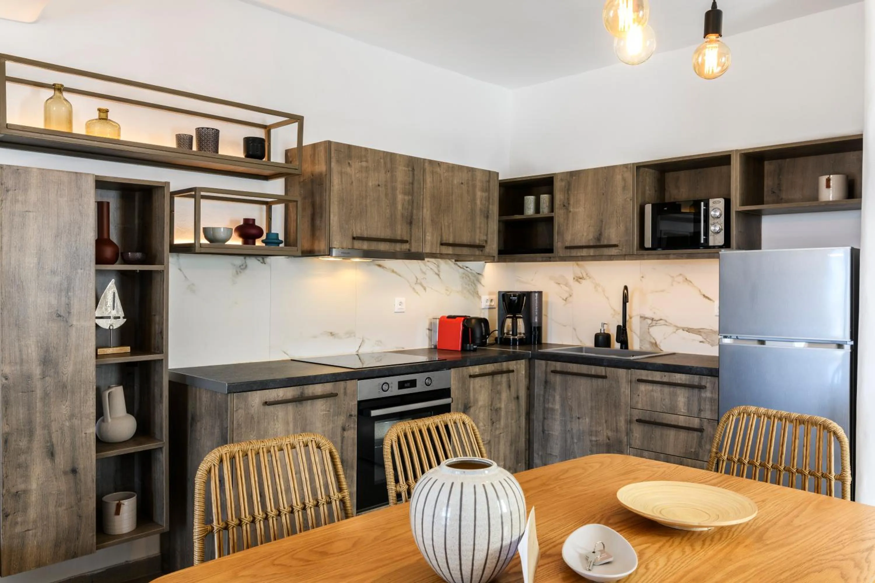 Coffee/tea facilities in Mykonos Residence Villas & Suites Merchia beach