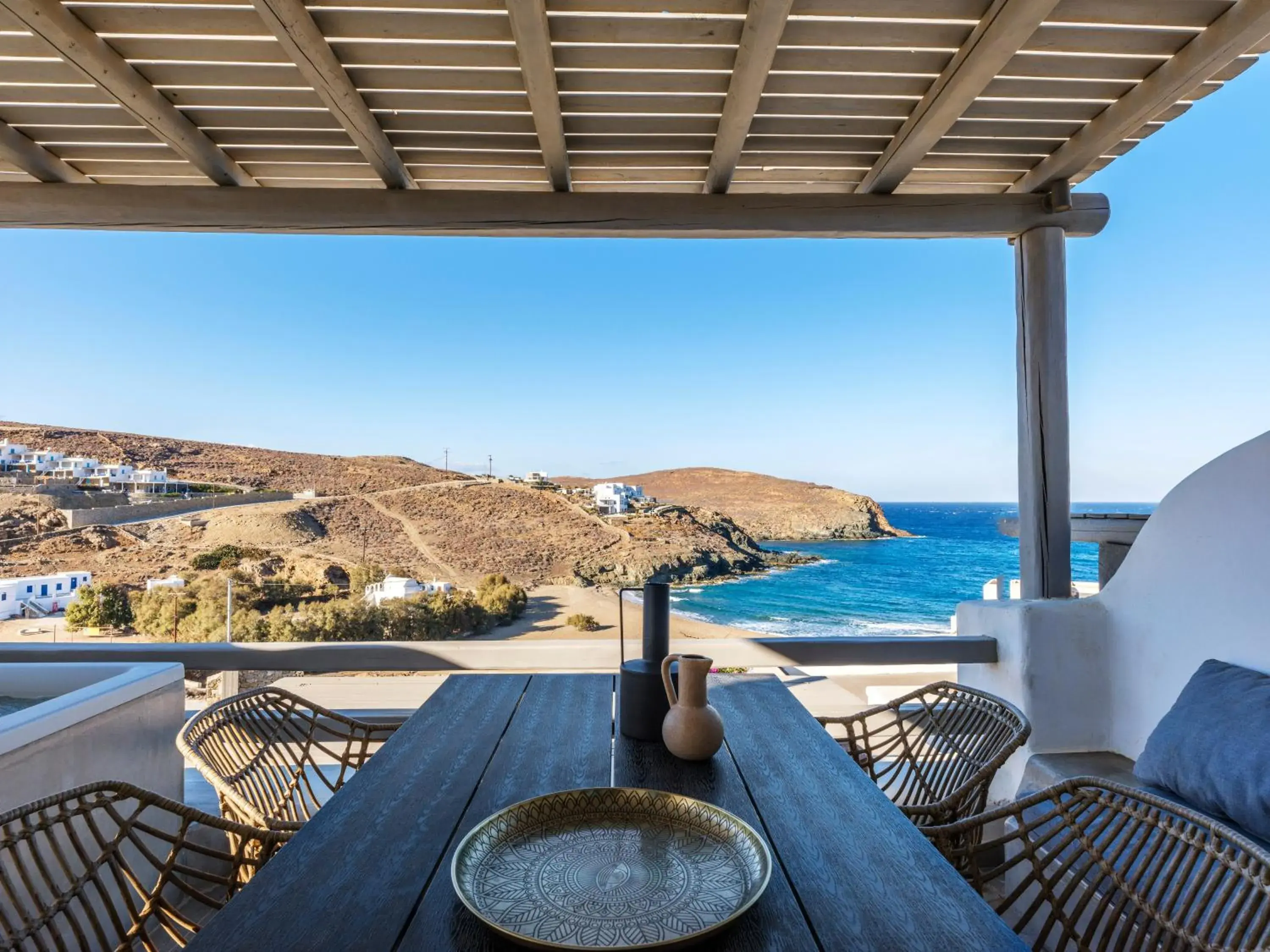 Superior Maisonette Sea View with Jacuzzi - single occupancy in Mykonos Residence Villas & Suites Merchia beach Superior Maisonette Sea View with Jacuzzi - single occupancy in Mykonos Residence Villas & Suites Merchia beach