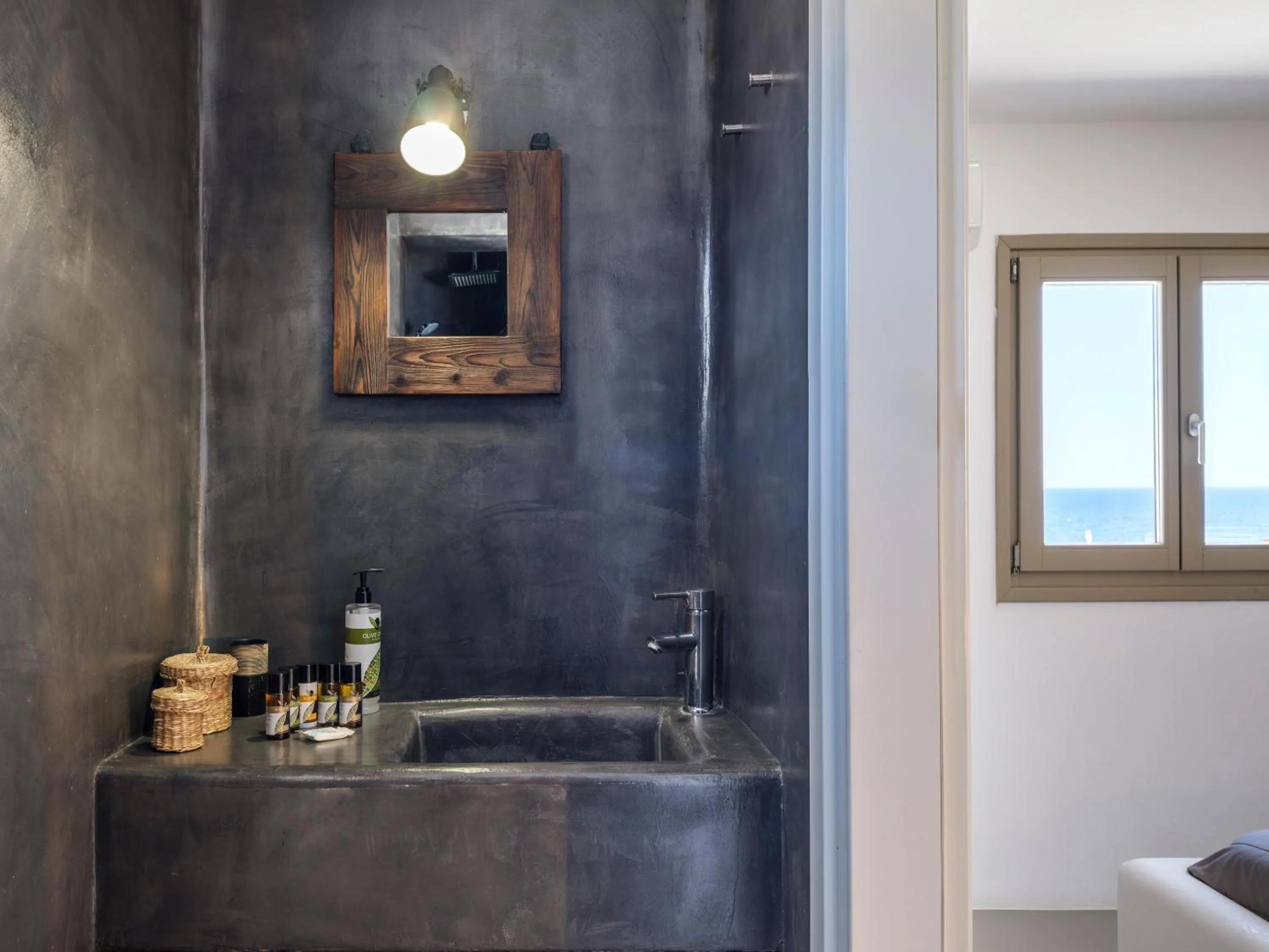 Bathroom in Mykonos Residence Villas & Suites Merchia beach