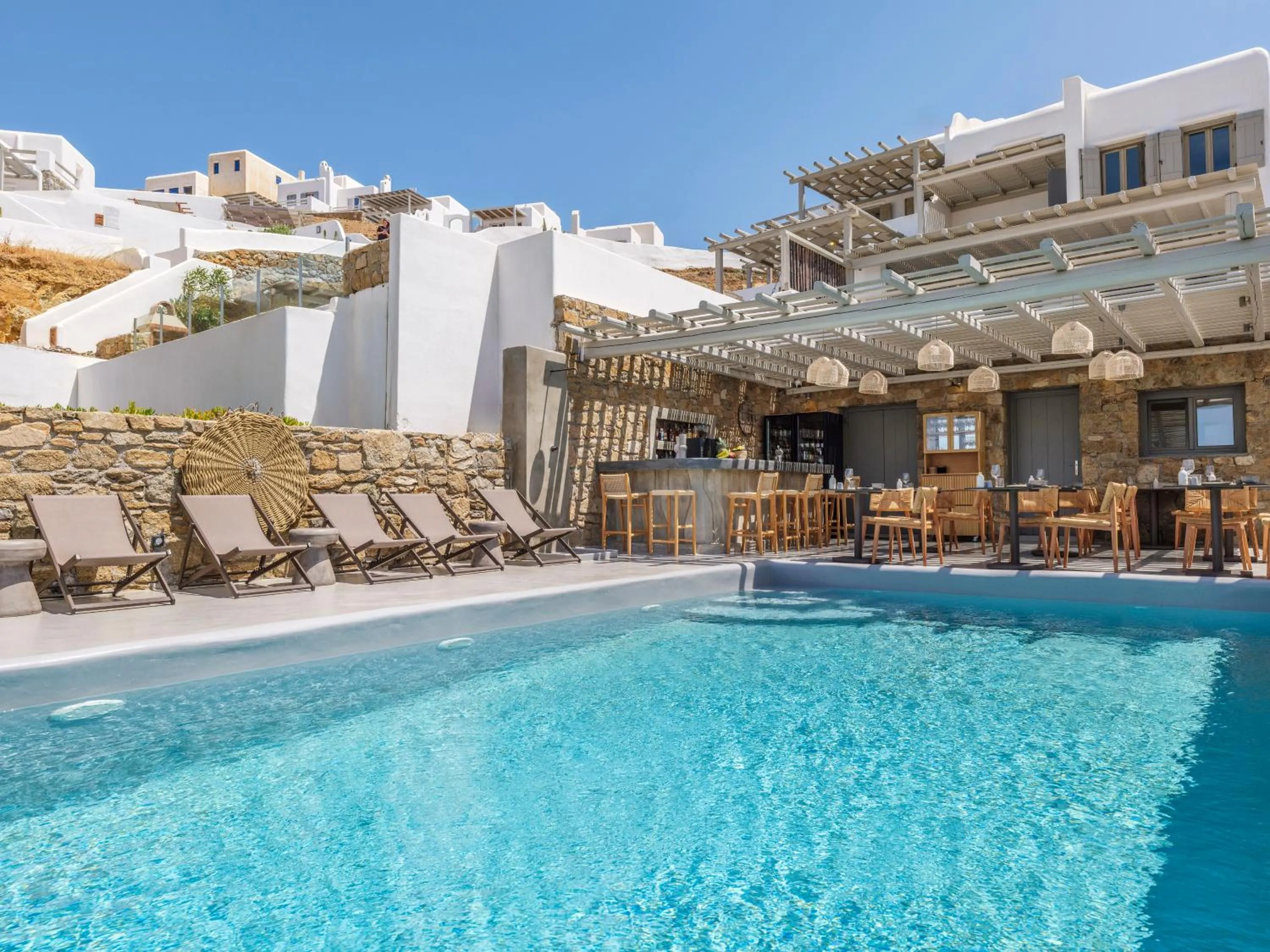 Property building in Mykonos Residence Villas & Suites Merchia beach