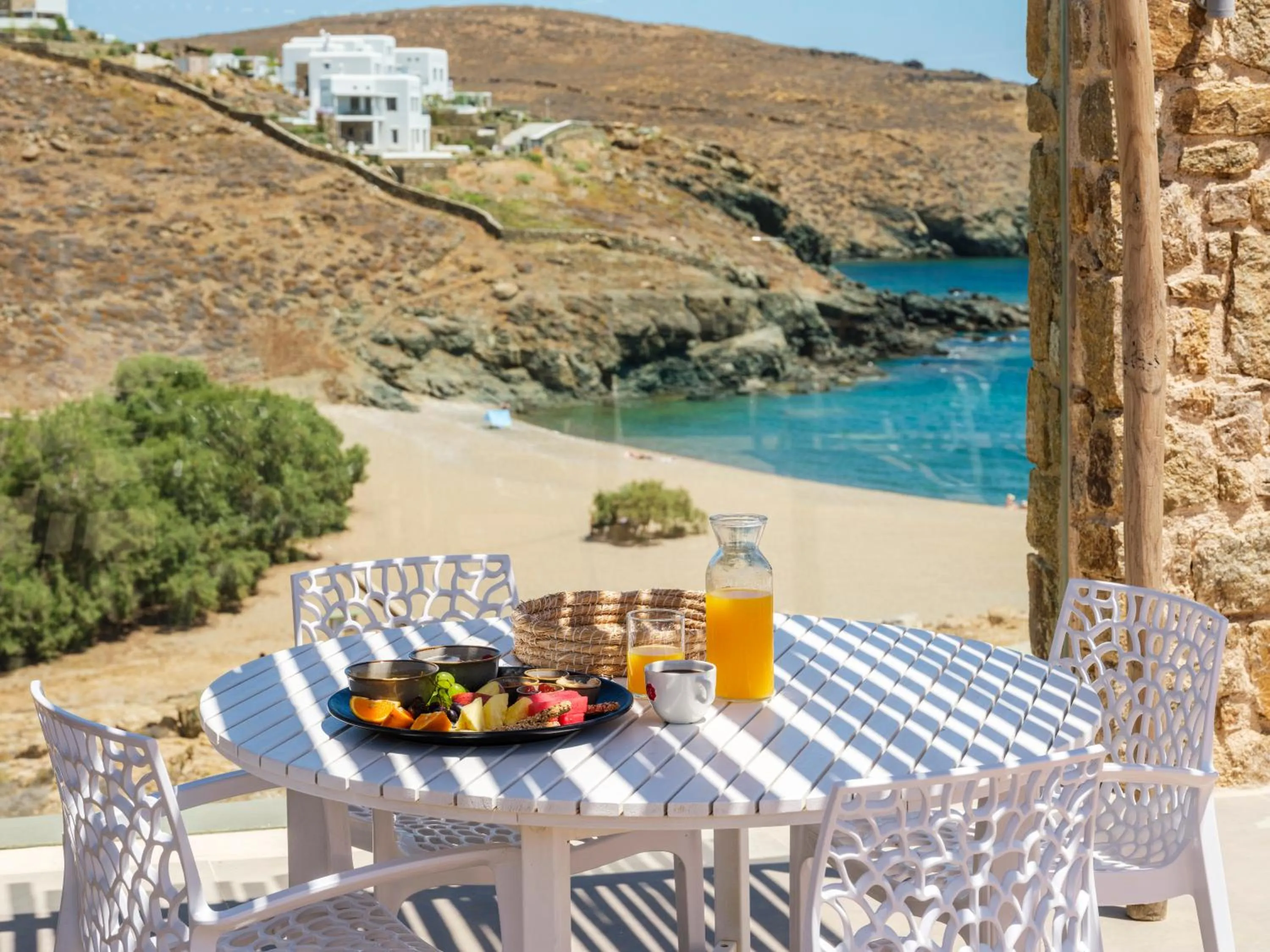 Day in Mykonos Residence Villas & Suites Merchia beach