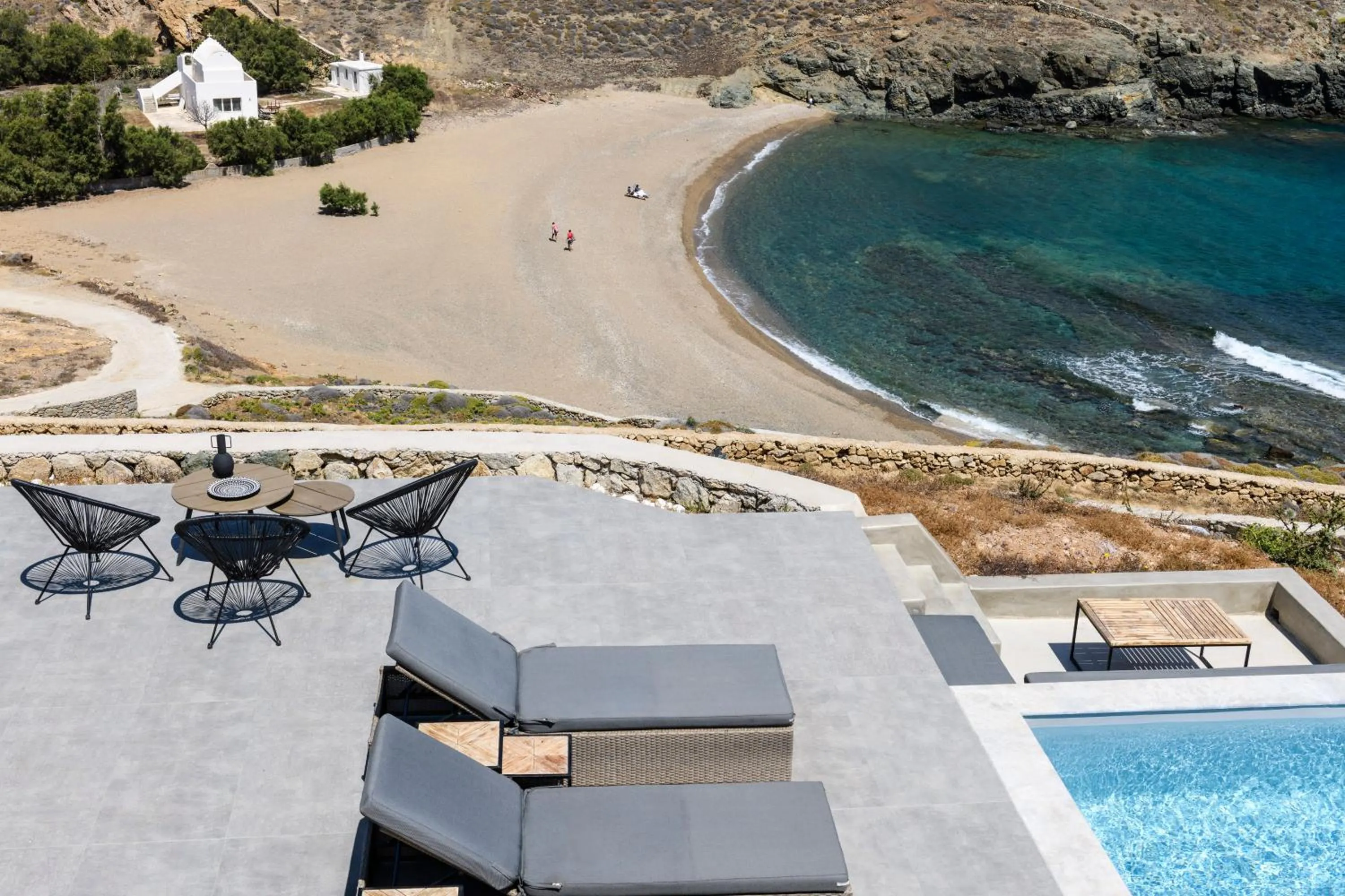 Natural landscape in Mykonos Residence Villas & Suites Merchia beach