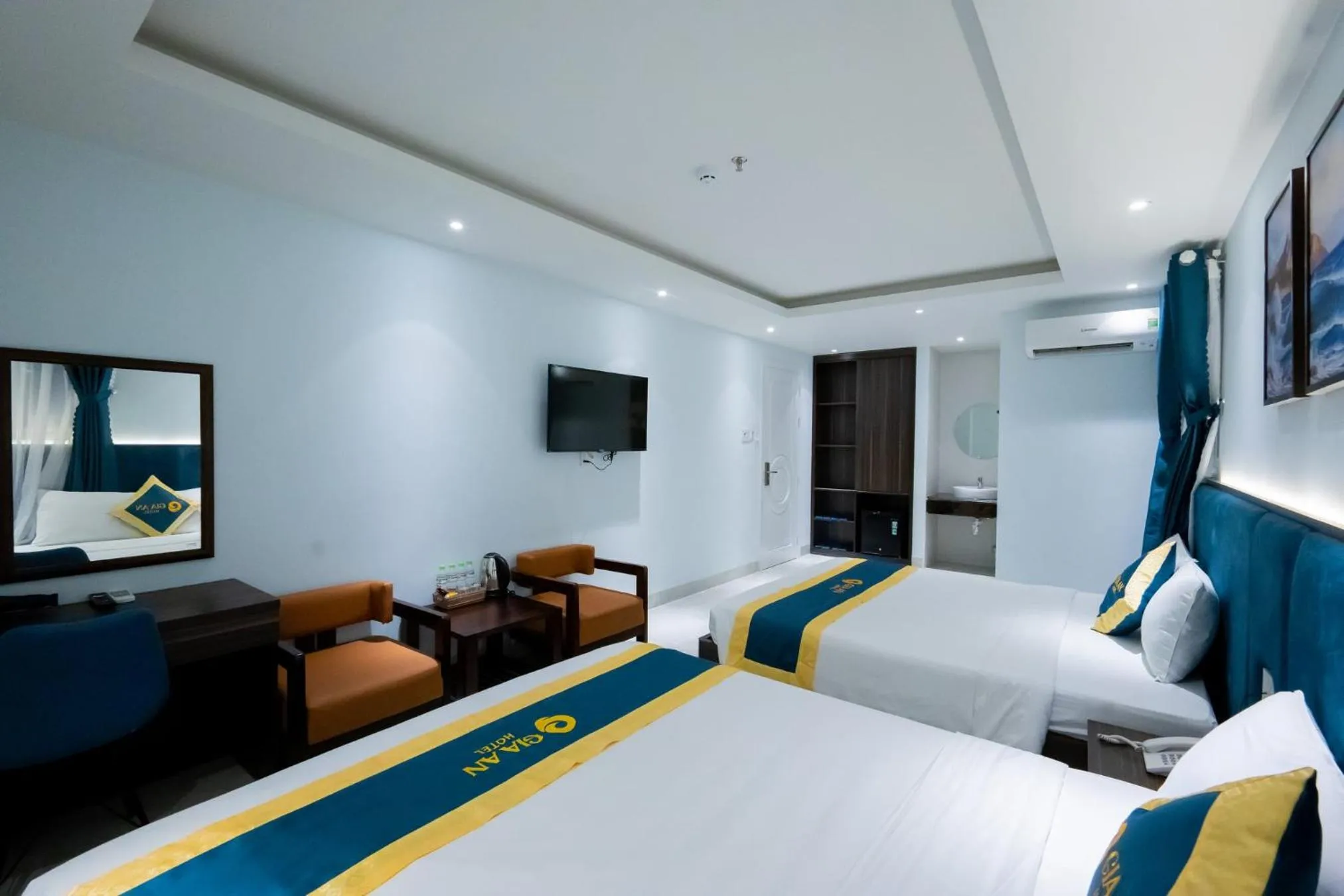 Photo of the whole room, Bed in Gia An Hotel