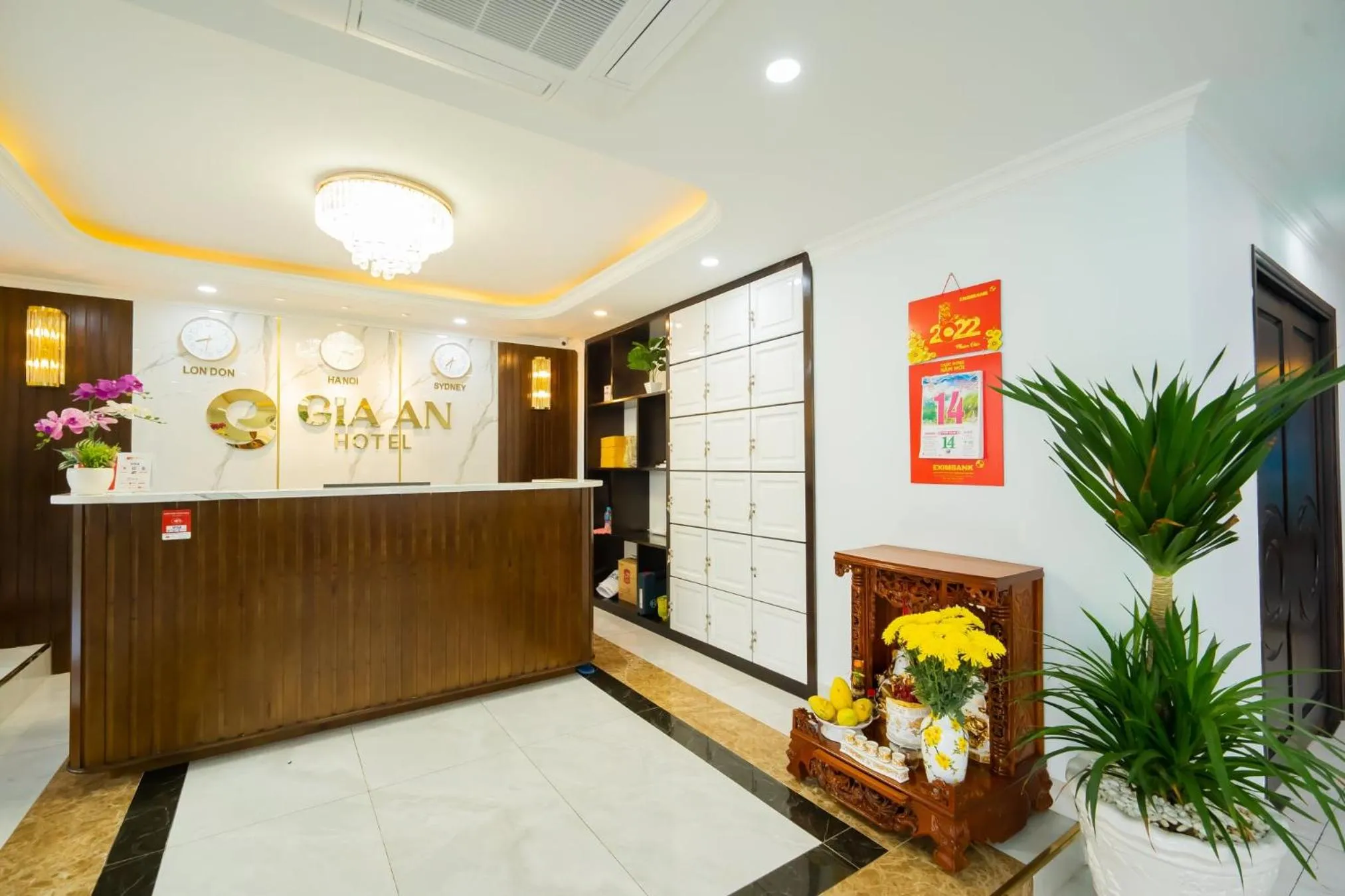 Lobby or reception in Gia An Hotel