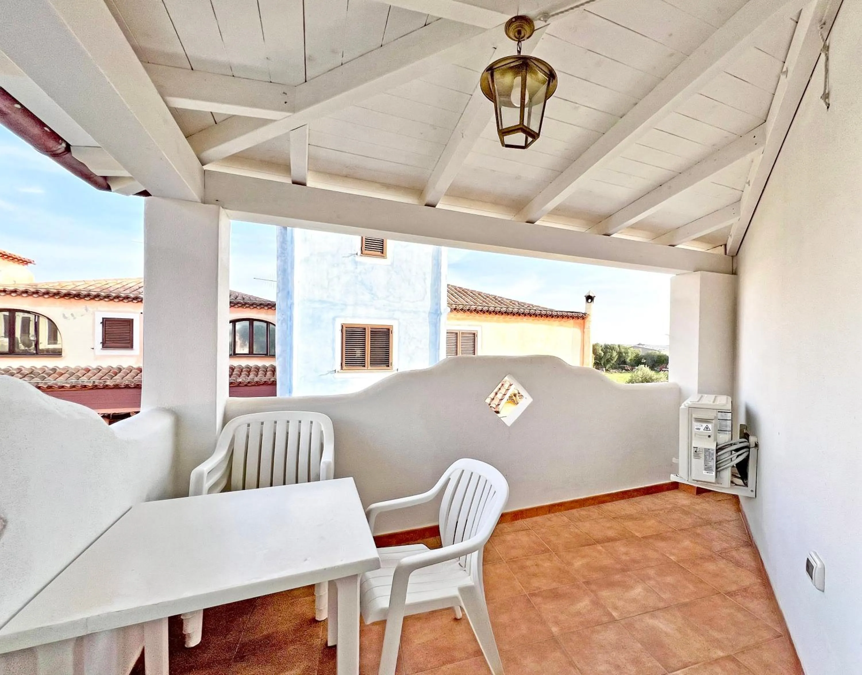 Balcony/Terrace in Residence in Orosei apartments with air conditioning and private outdoor area
