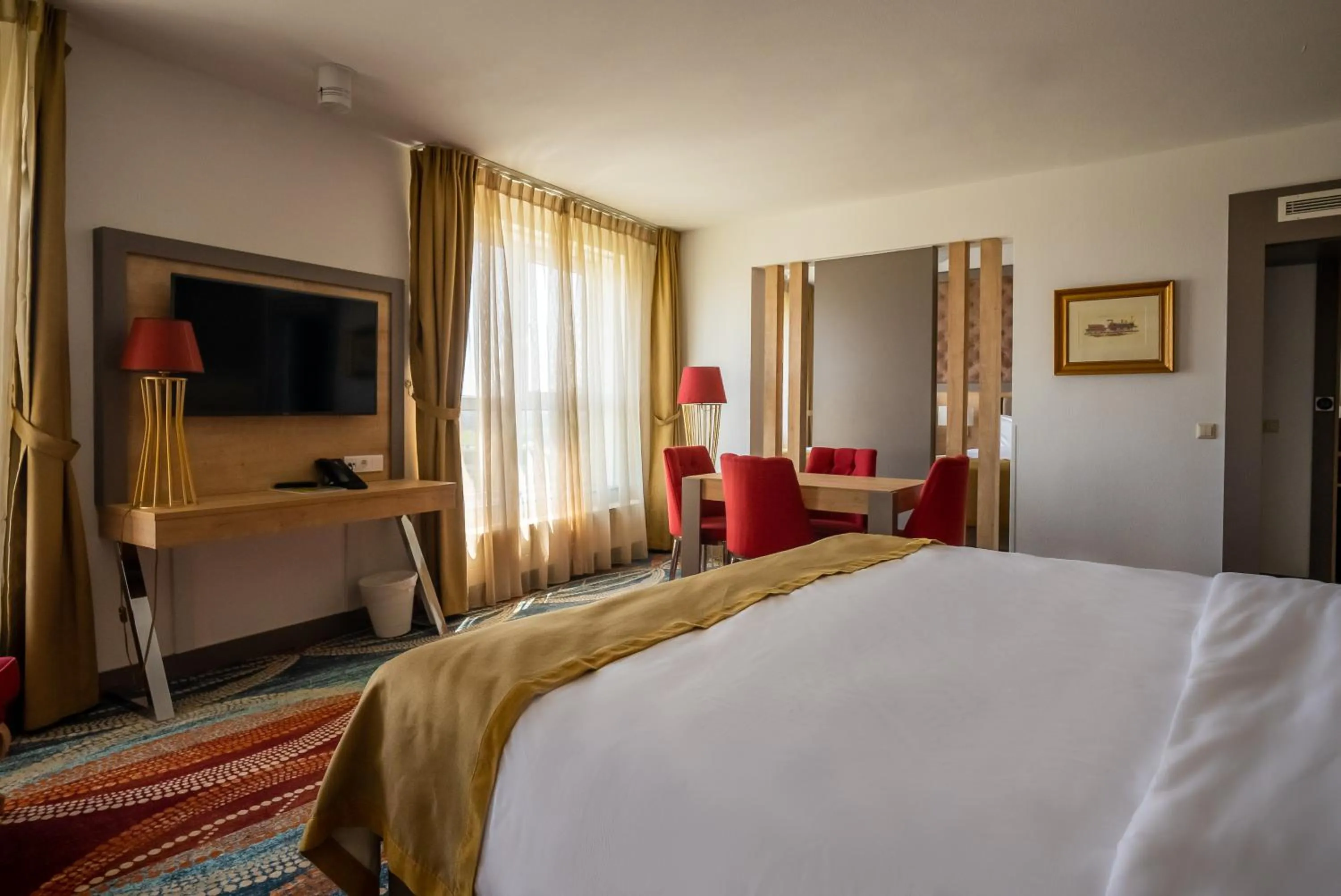 Bed in ART Hotel Rotterdam-Fully Renovated