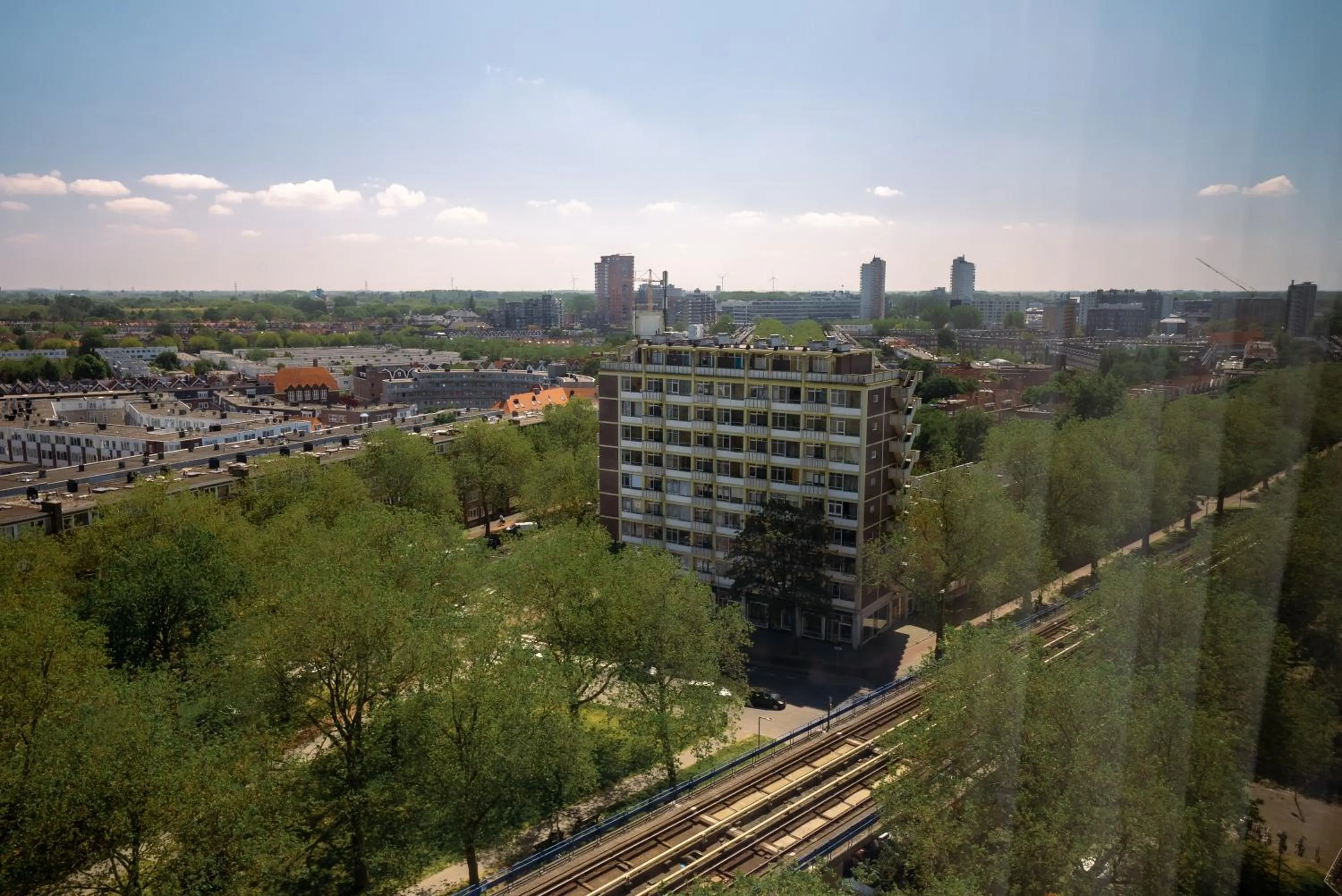 City view in ART Hotel Rotterdam-Fully Renovated