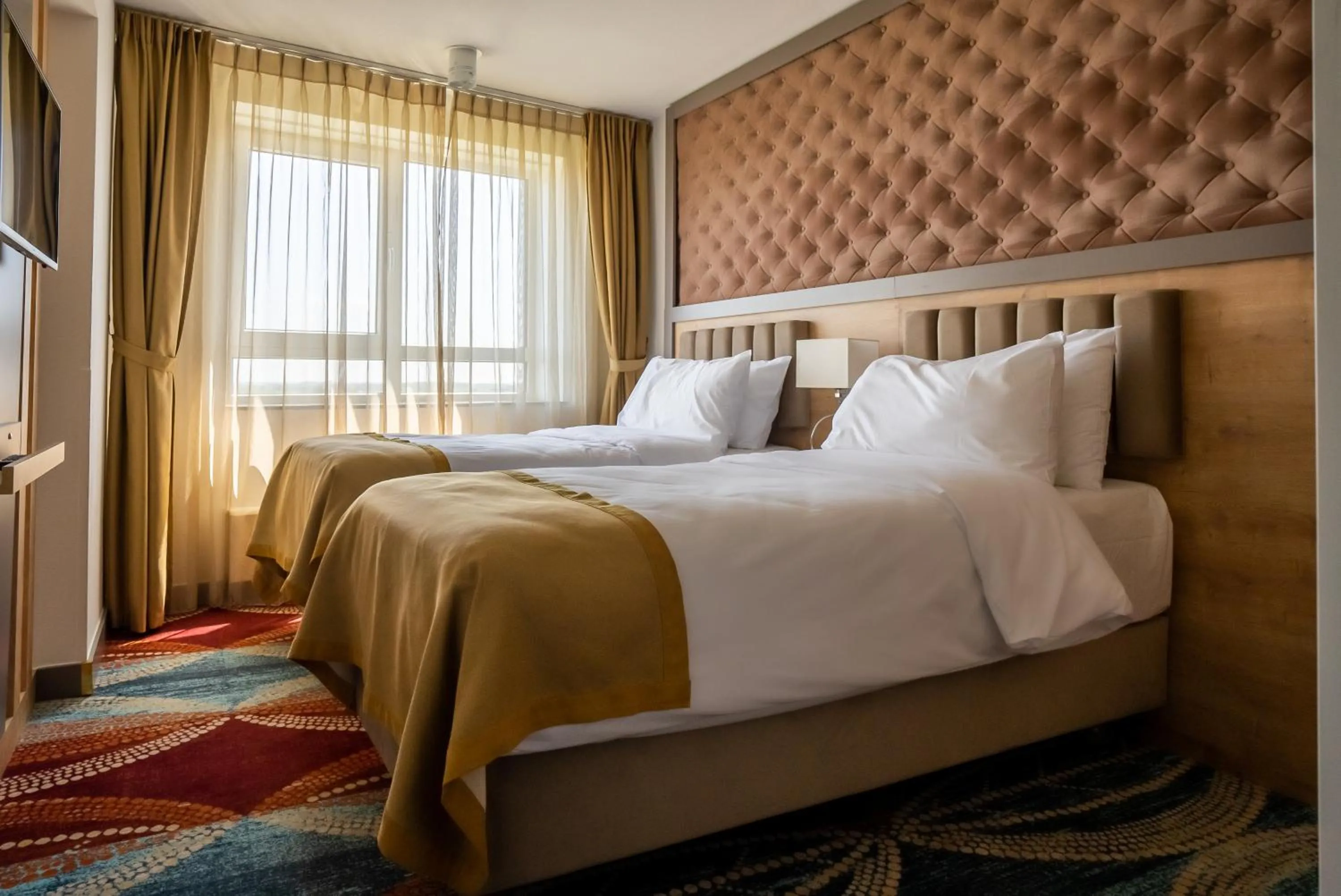 Bed in ART Hotel Rotterdam-Fully Renovated