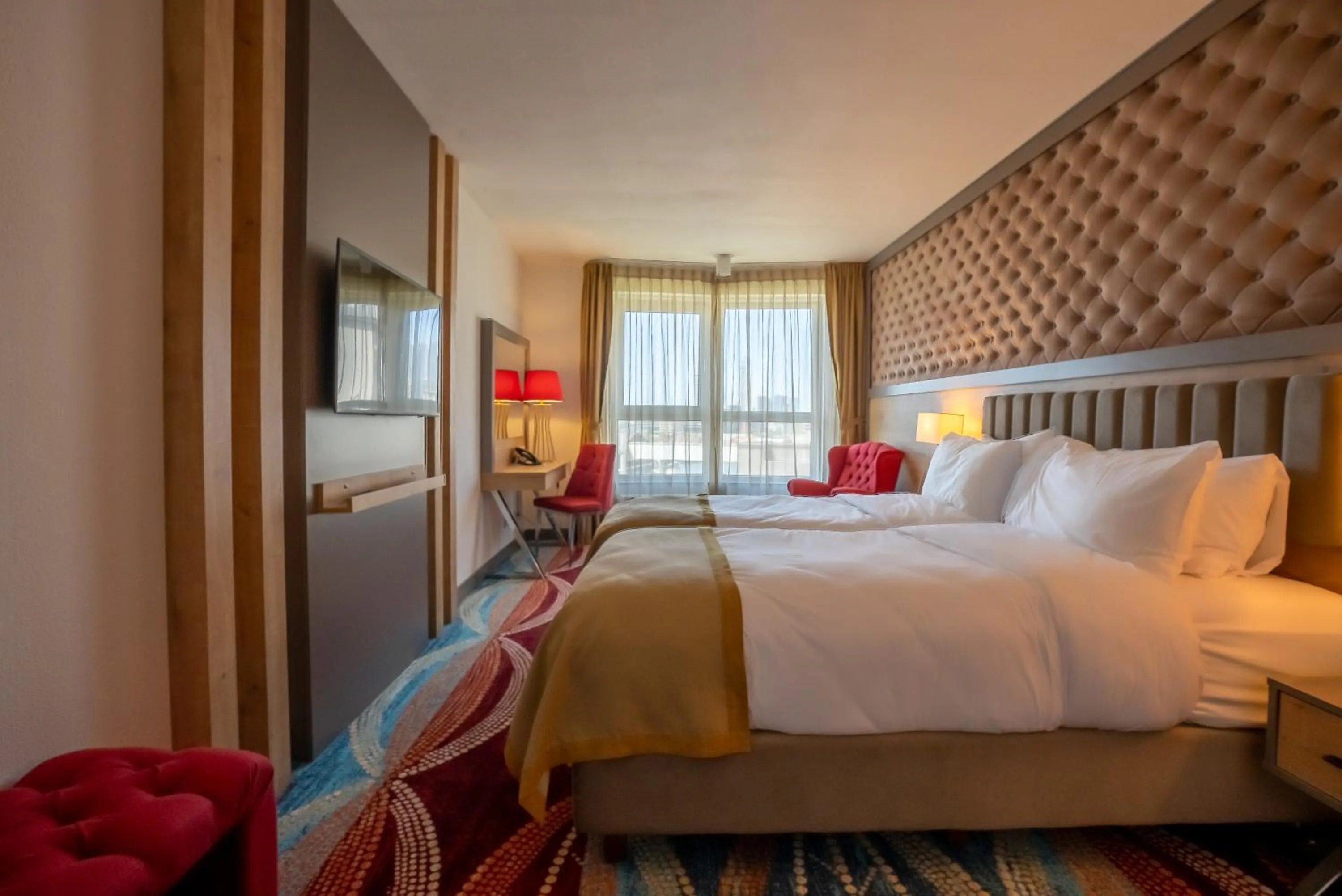 Bed in ART Hotel Rotterdam-Fully Renovated