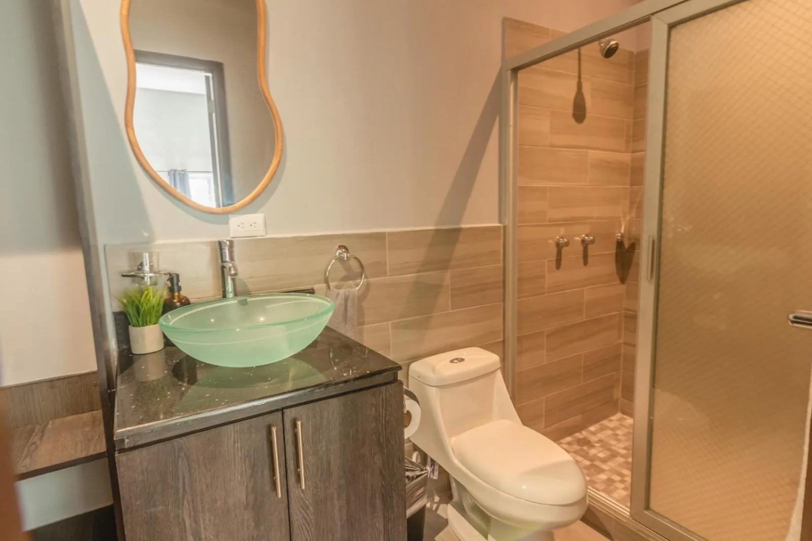 Shower in El Xalli Hotel