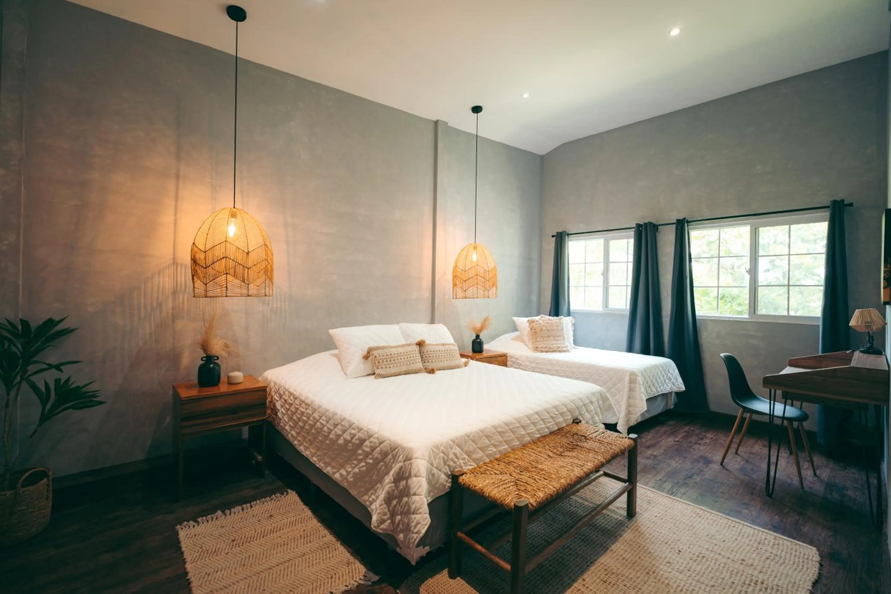 Photo of the whole room, Bed in El Xalli Hotel