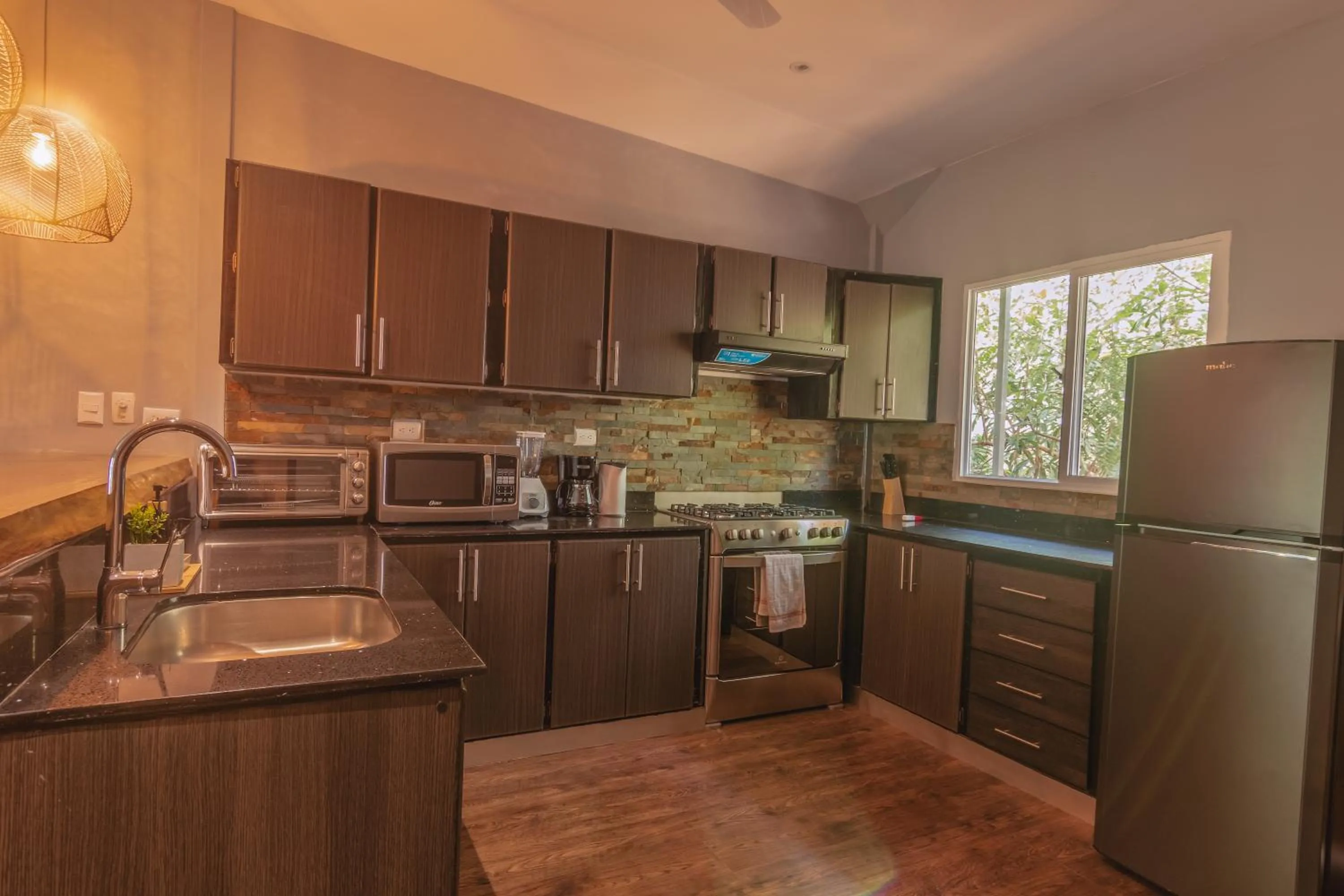 Kitchen or kitchenette in El Xalli Hotel