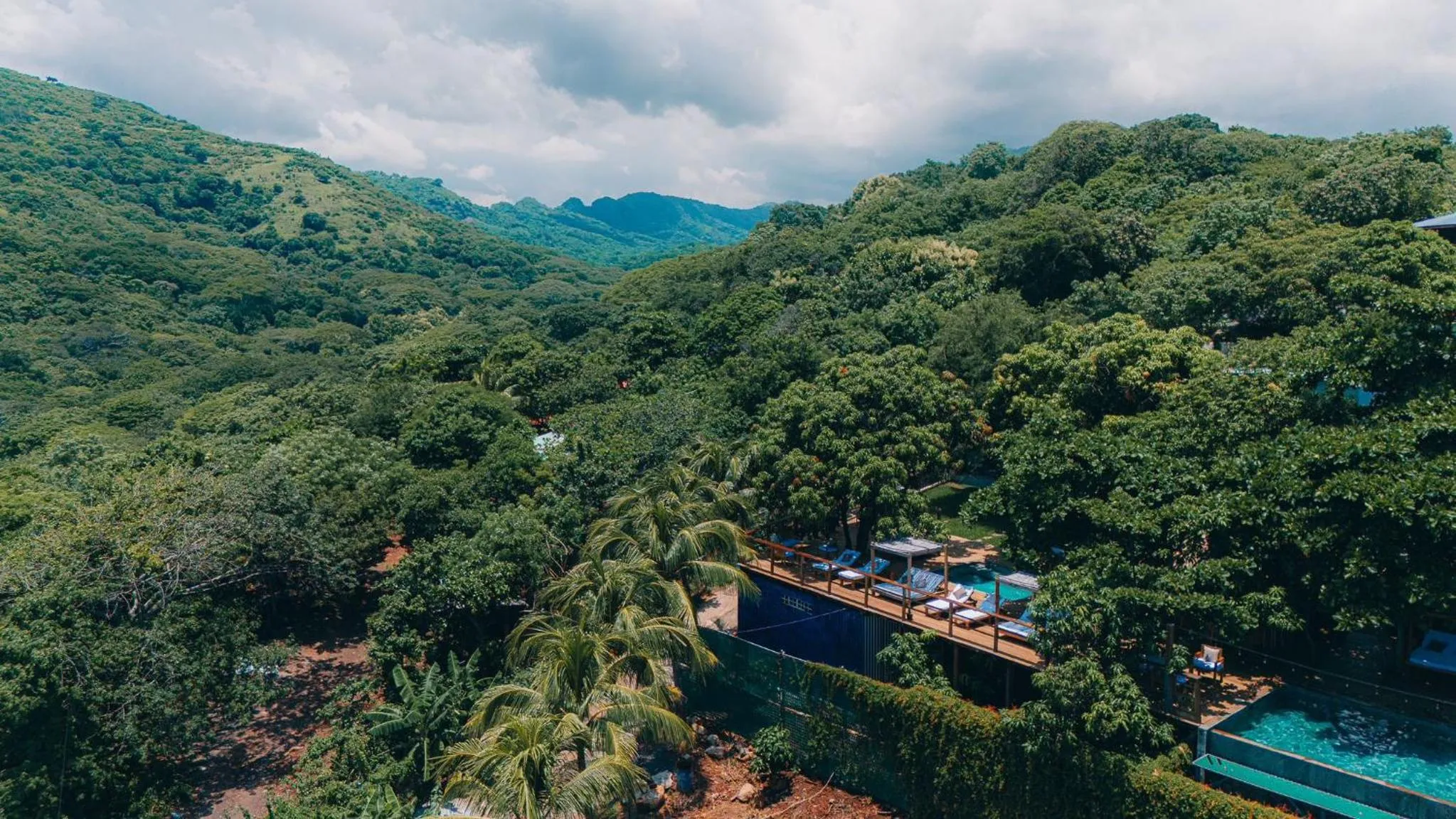 Natural landscape in El Xalli Hotel