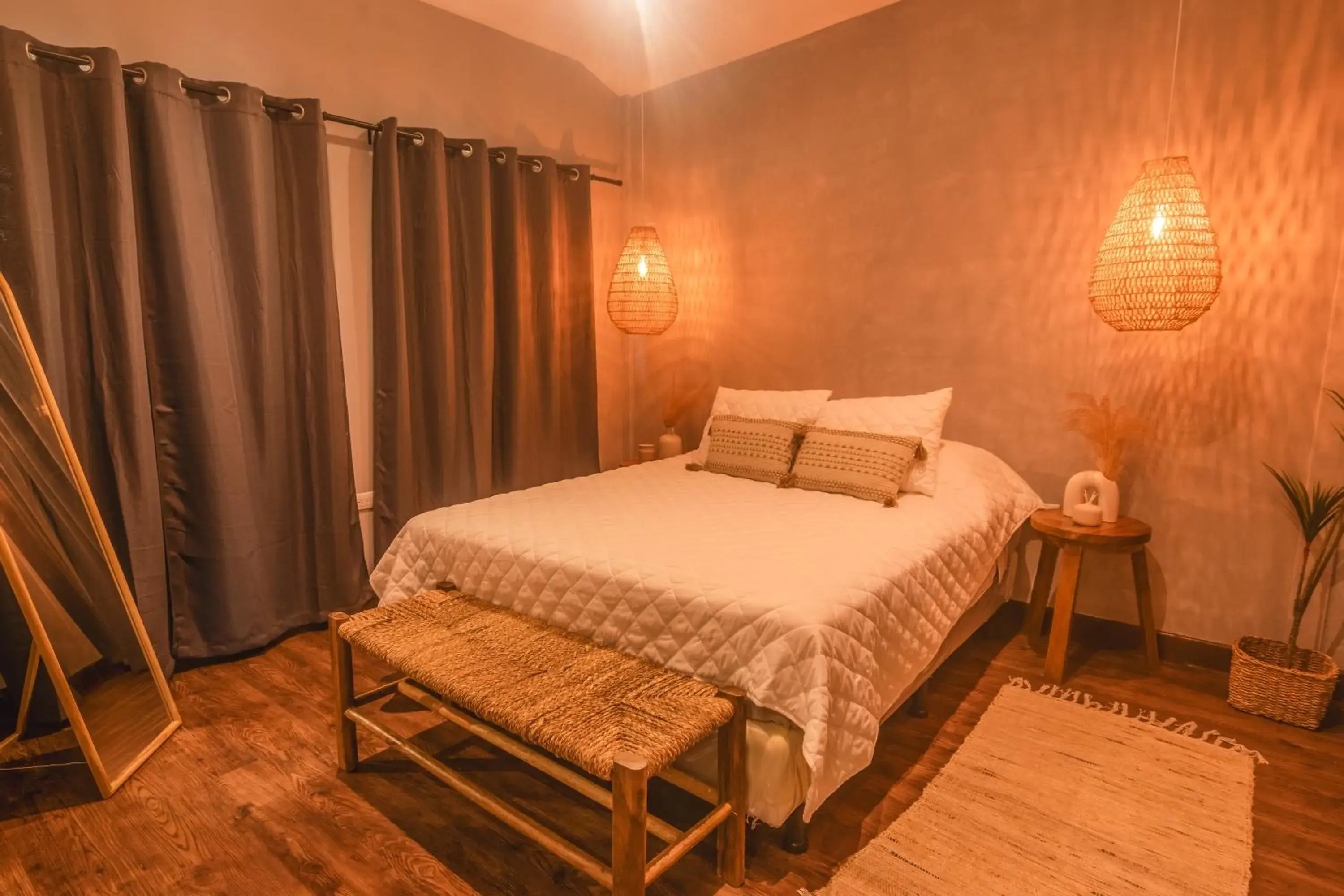 Bed in El Xalli Hotel Bed in El Xalli Hotel