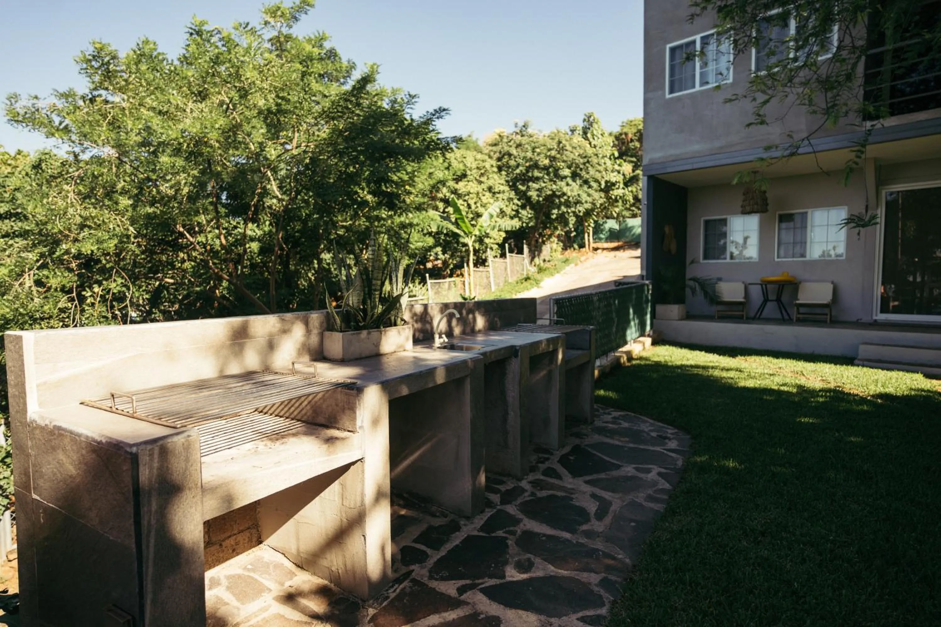 BBQ facilities in El Xalli Hotel
