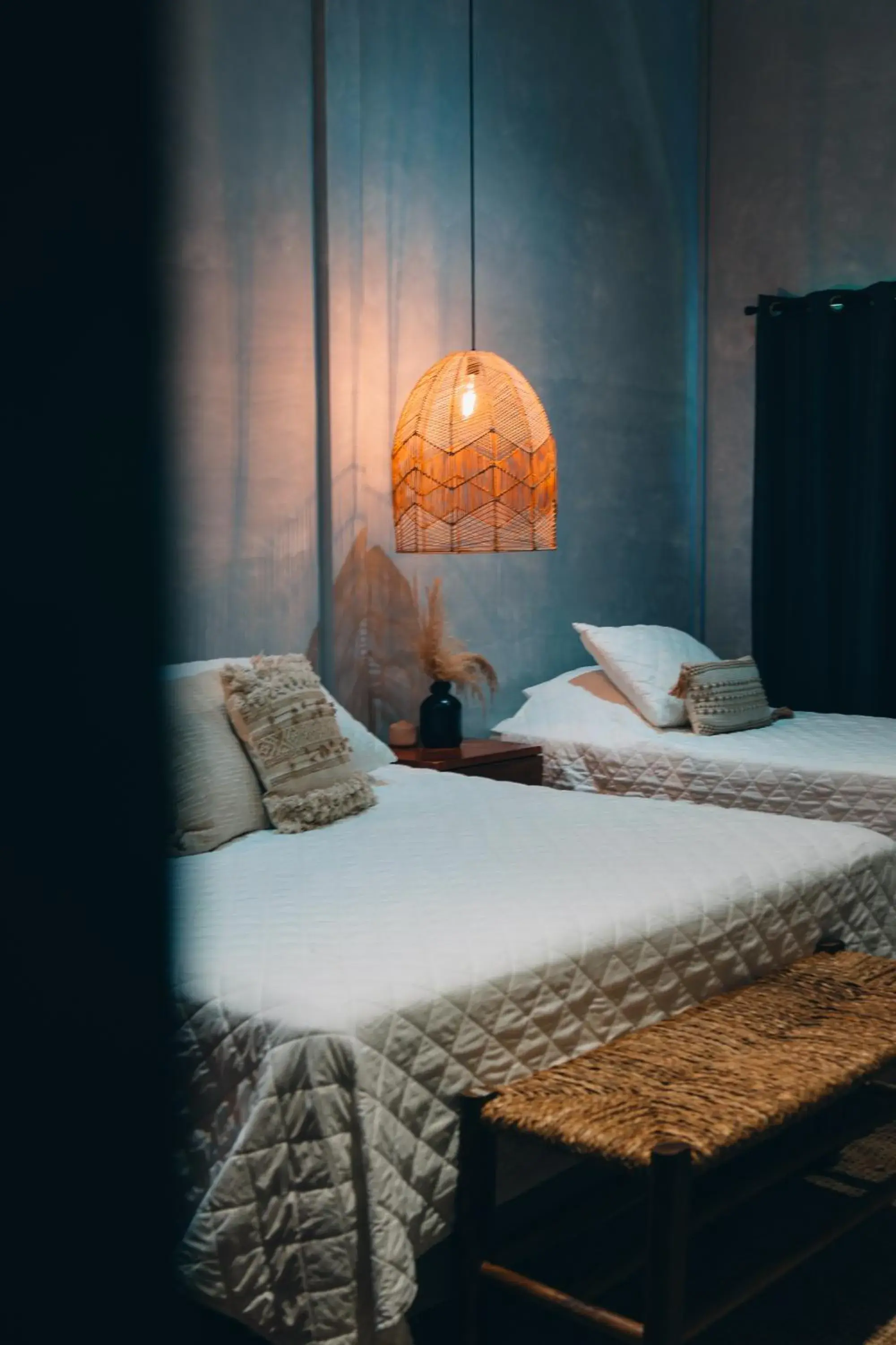 Bed in El Xalli Hotel Bed in El Xalli Hotel