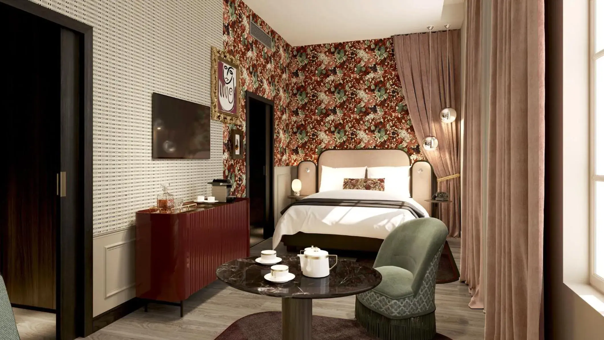 Photo of the whole room, Bed in Hotel Indigo Paris - Opera by IHG Photo of the whole room, Bed in Hotel Indigo Paris - Opera by IHG