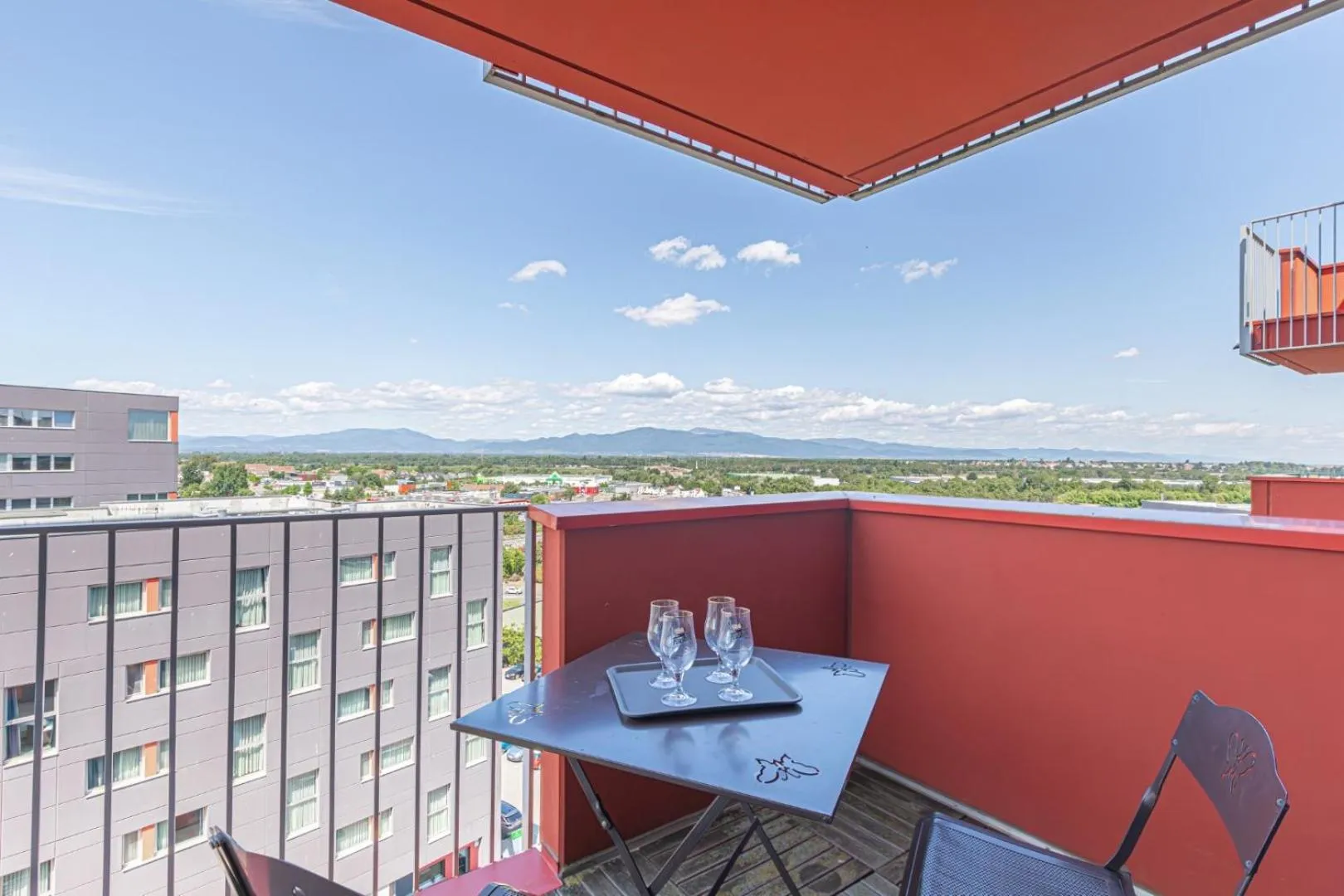 View (from property/room) in Appart' du Trident