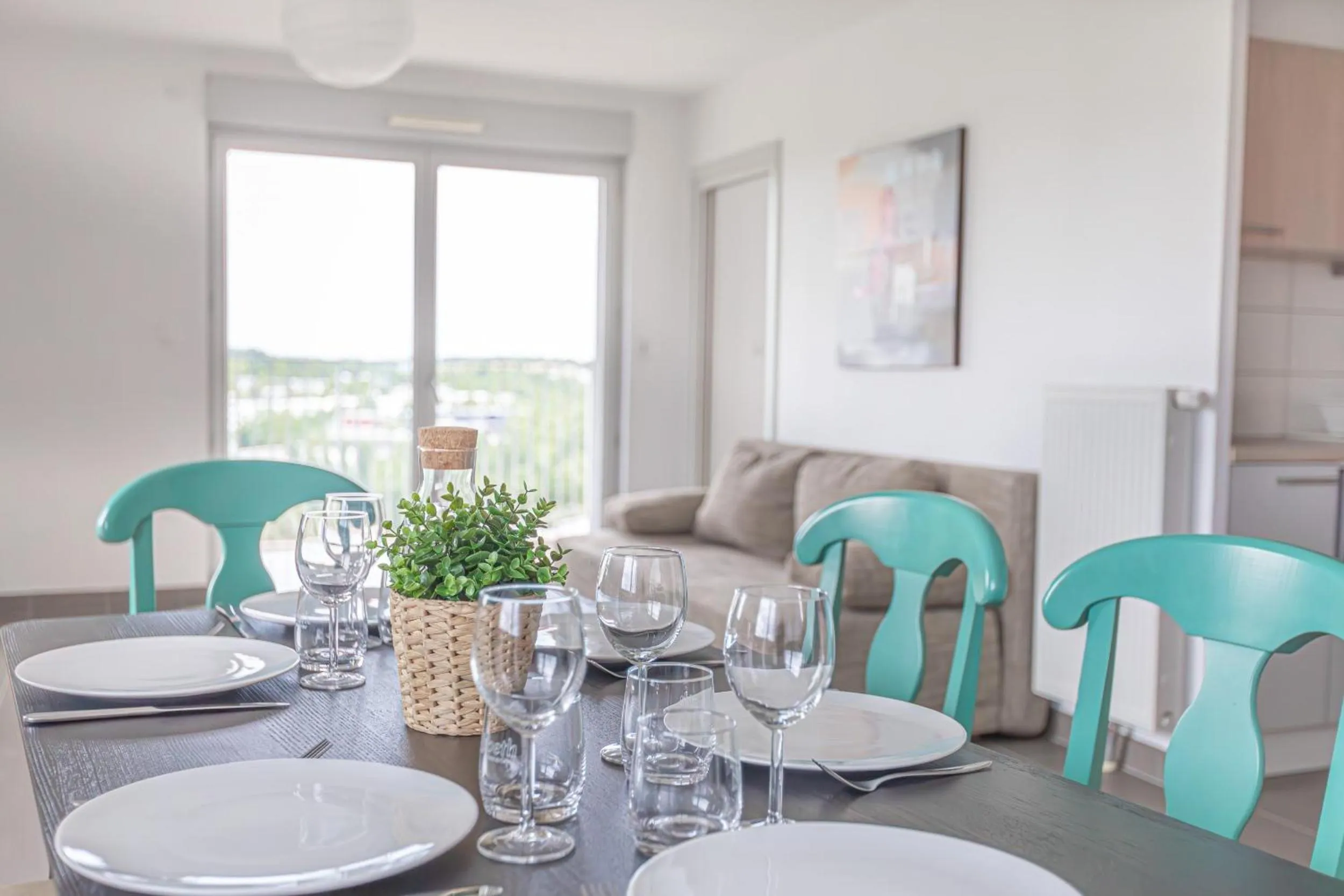 Living room in Appart' du Trident