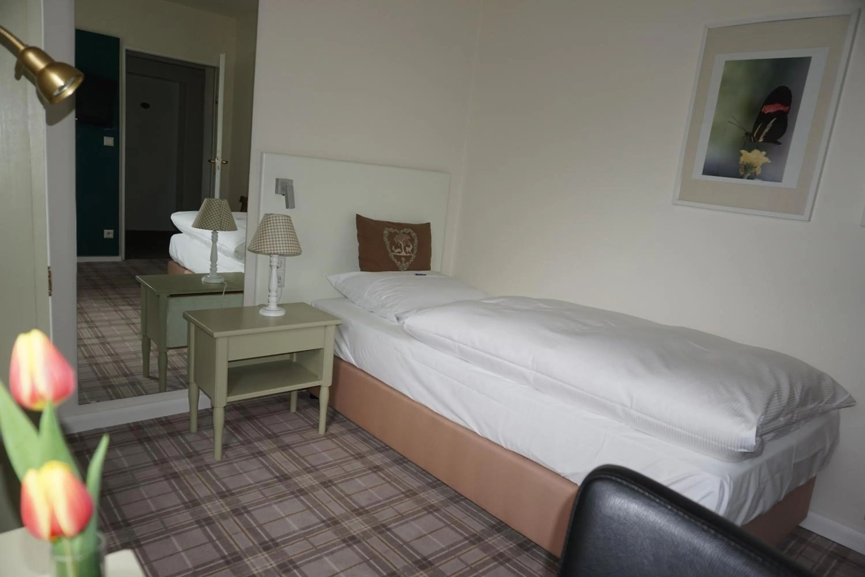 Photo of the whole room, Bed in Landgasthof Läuterhäusle