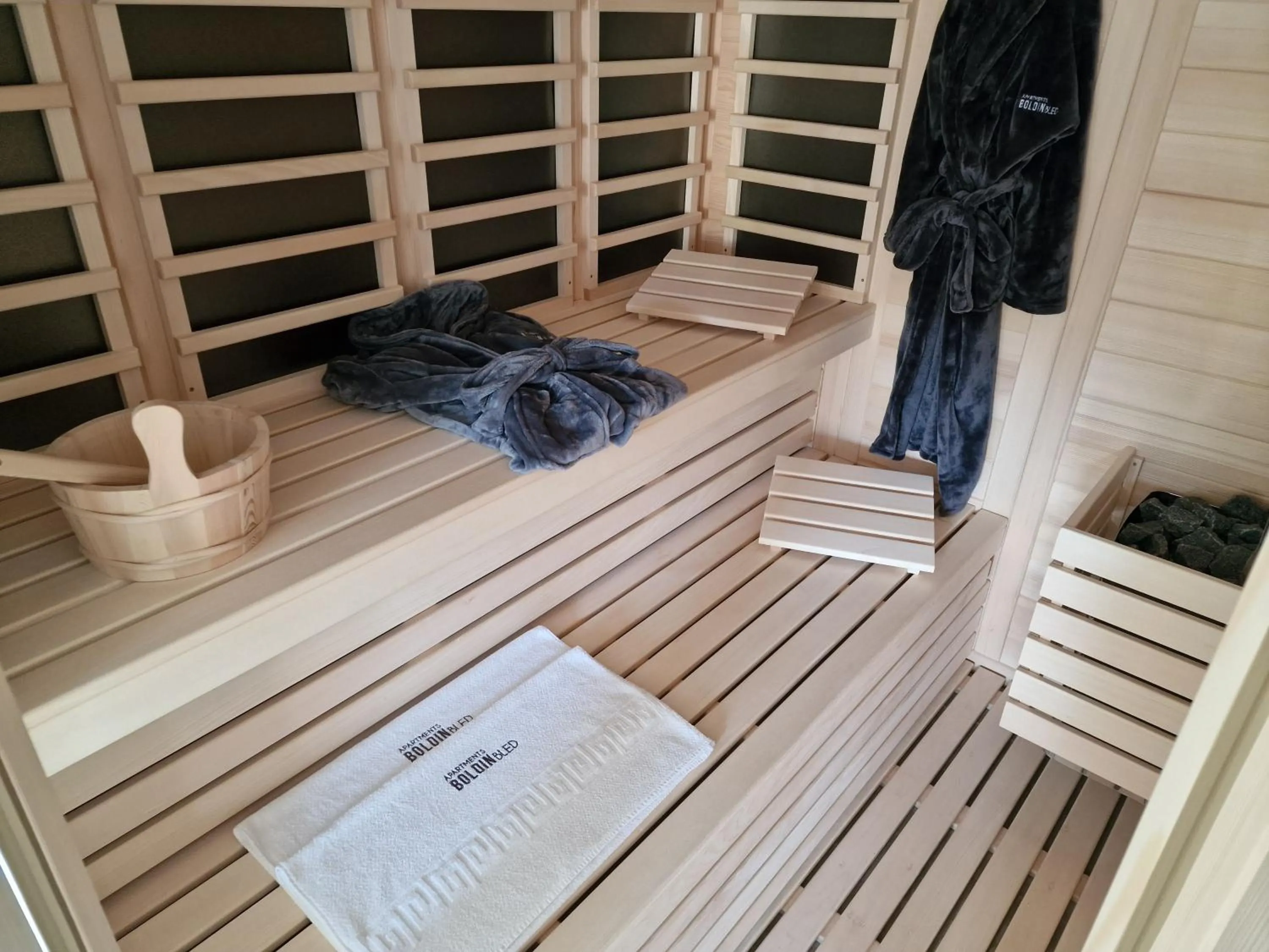 Sauna in Apartments Boldin